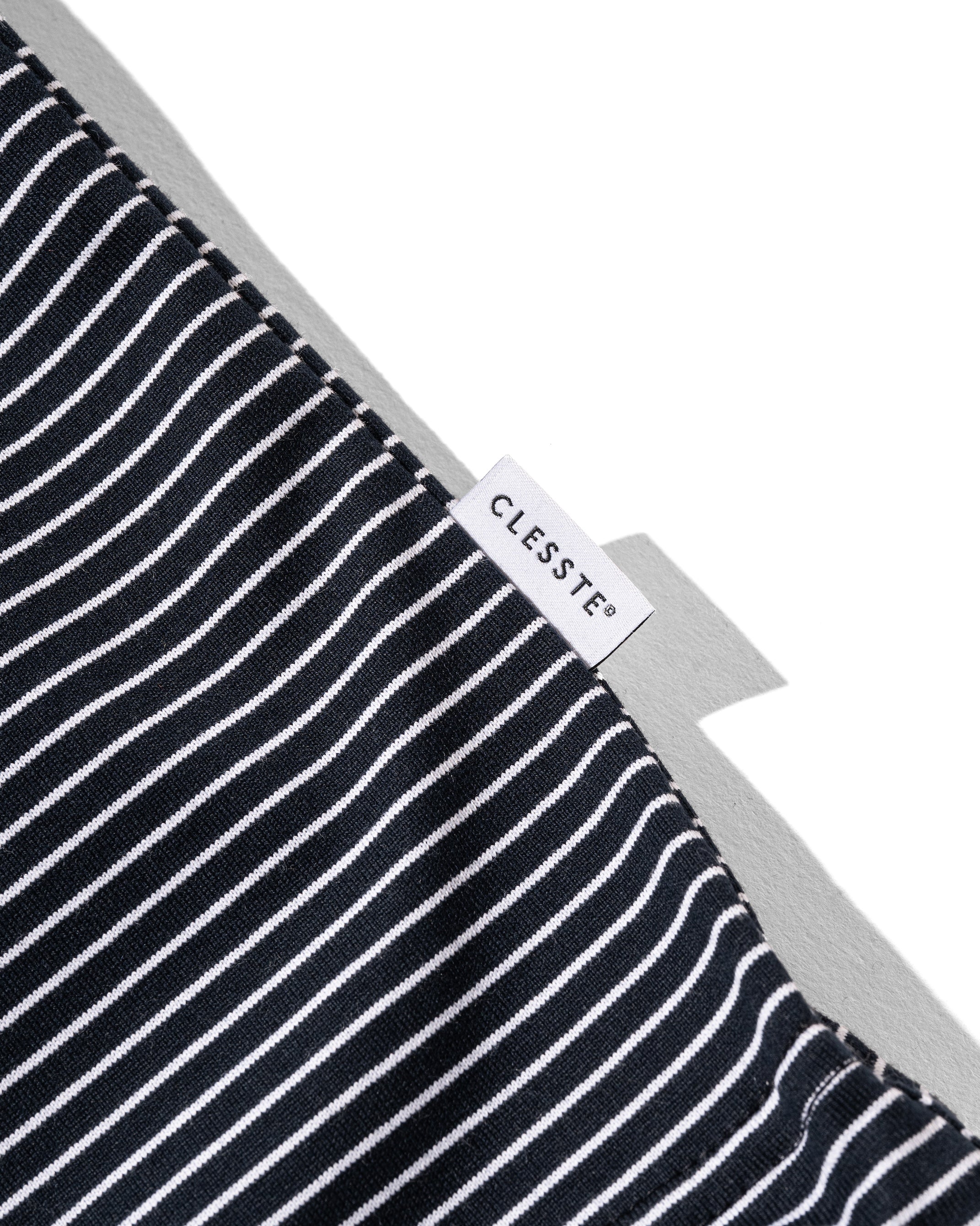 CLESSTE "C"STRIPED MASSIVE T-SHIRT WITH DRAWSTRINGS