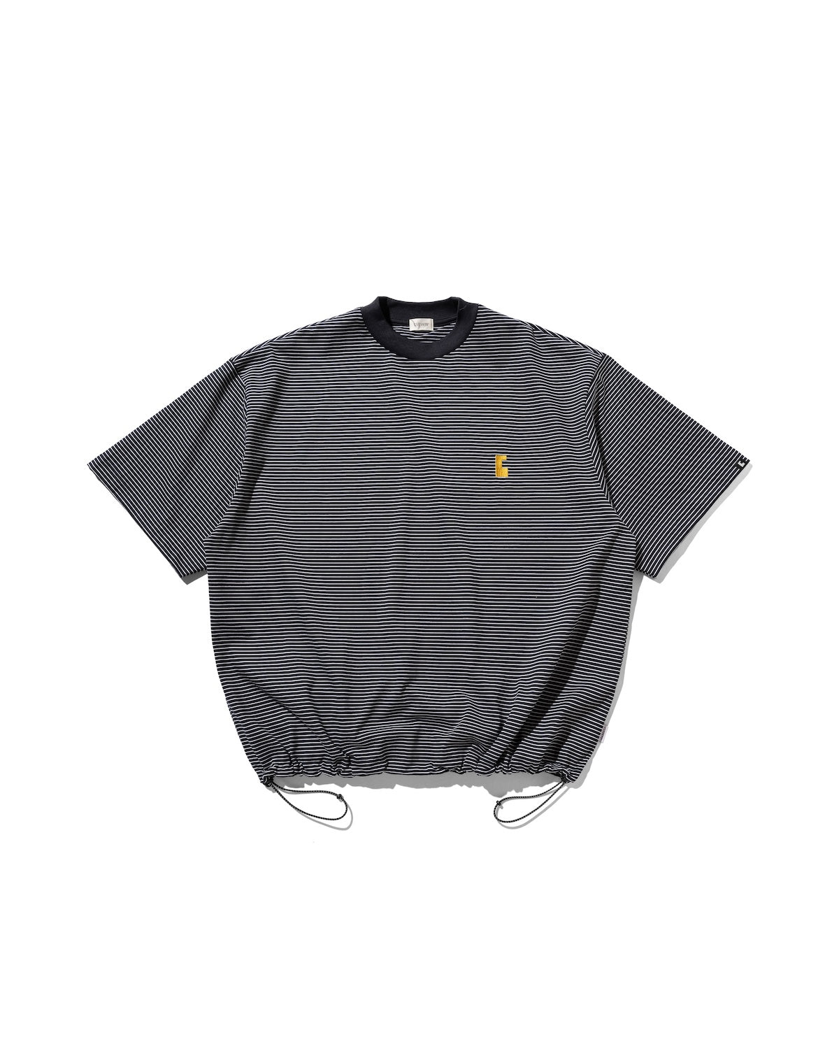 CLESSTE "C"STRIPED MASSIVE T-SHIRT WITH DRAWSTRINGS