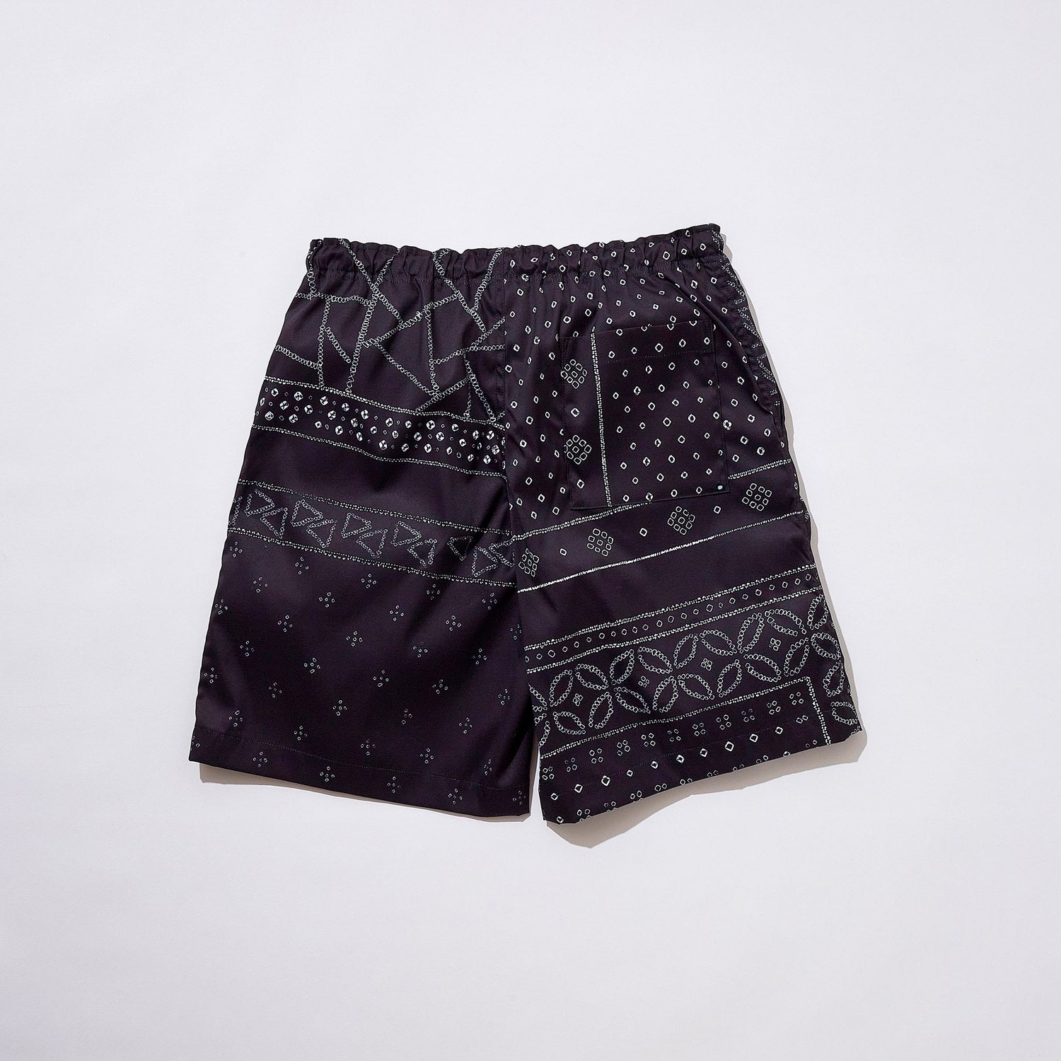 KUON 25SS Kanoko Shibori Printed Bandanna Shorts