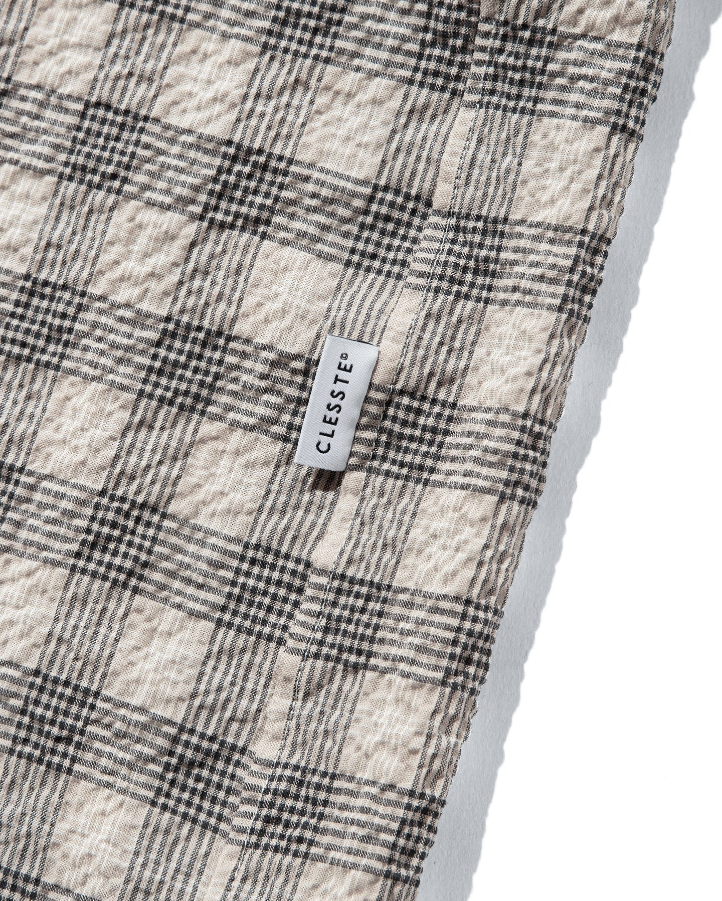 CLESSTE MINI PLAID SUCKER CLASSIC CITY S/S SHIRT