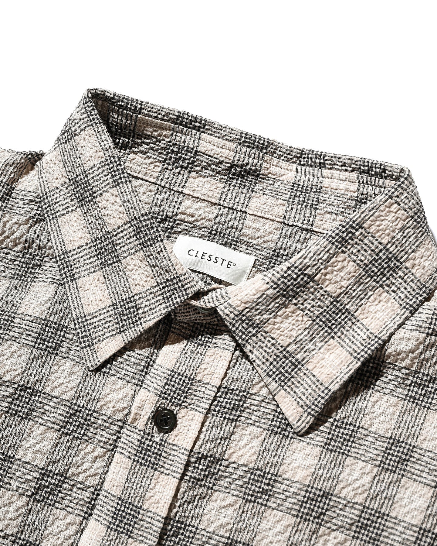 CLESSTE MINI PLAID SUCKER CLASSIC CITY S/S SHIRT