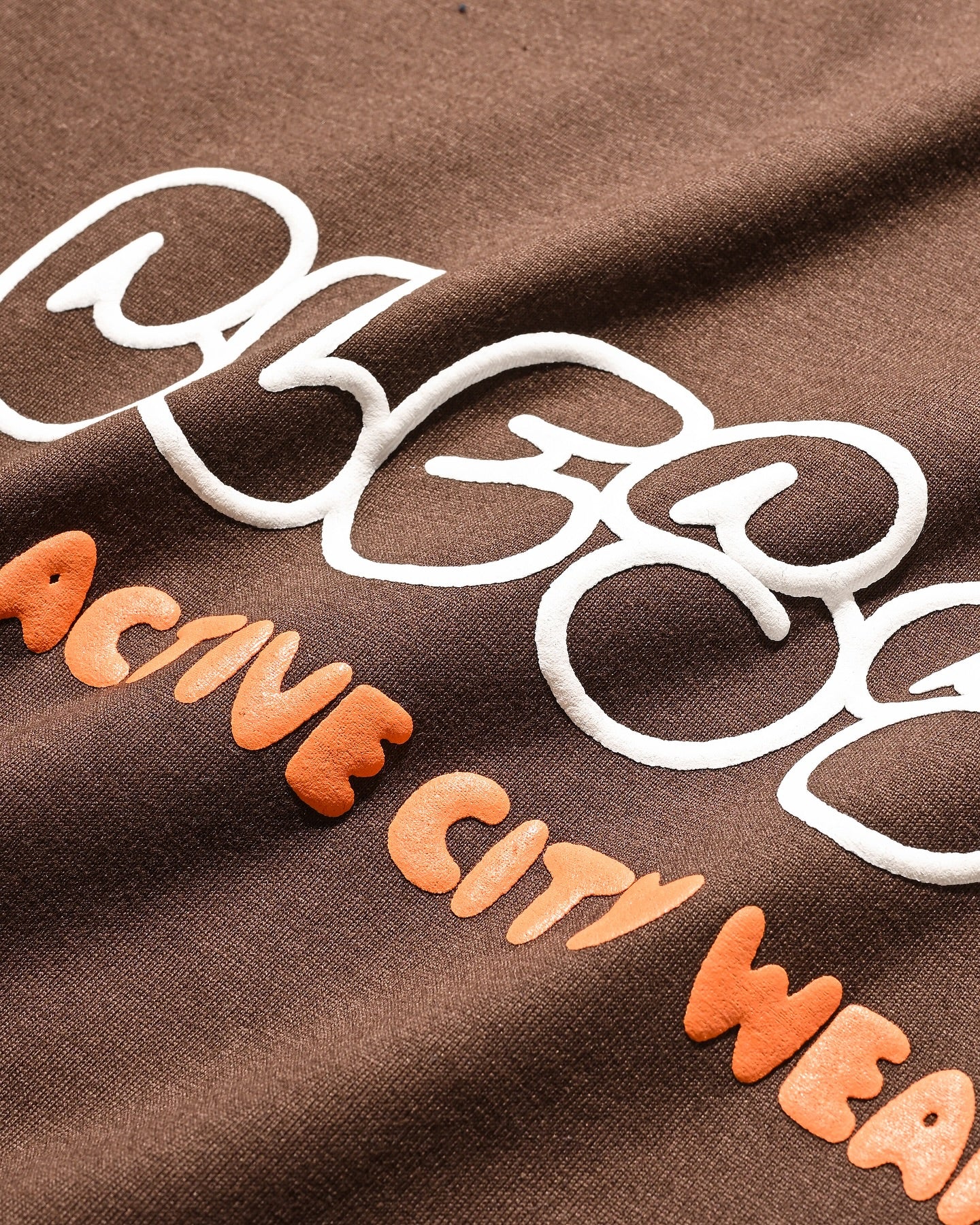 CLESSTE BUBBLE LOGO PRINT MASSIVE T-SHIRT WITH DRAWSTRINGS