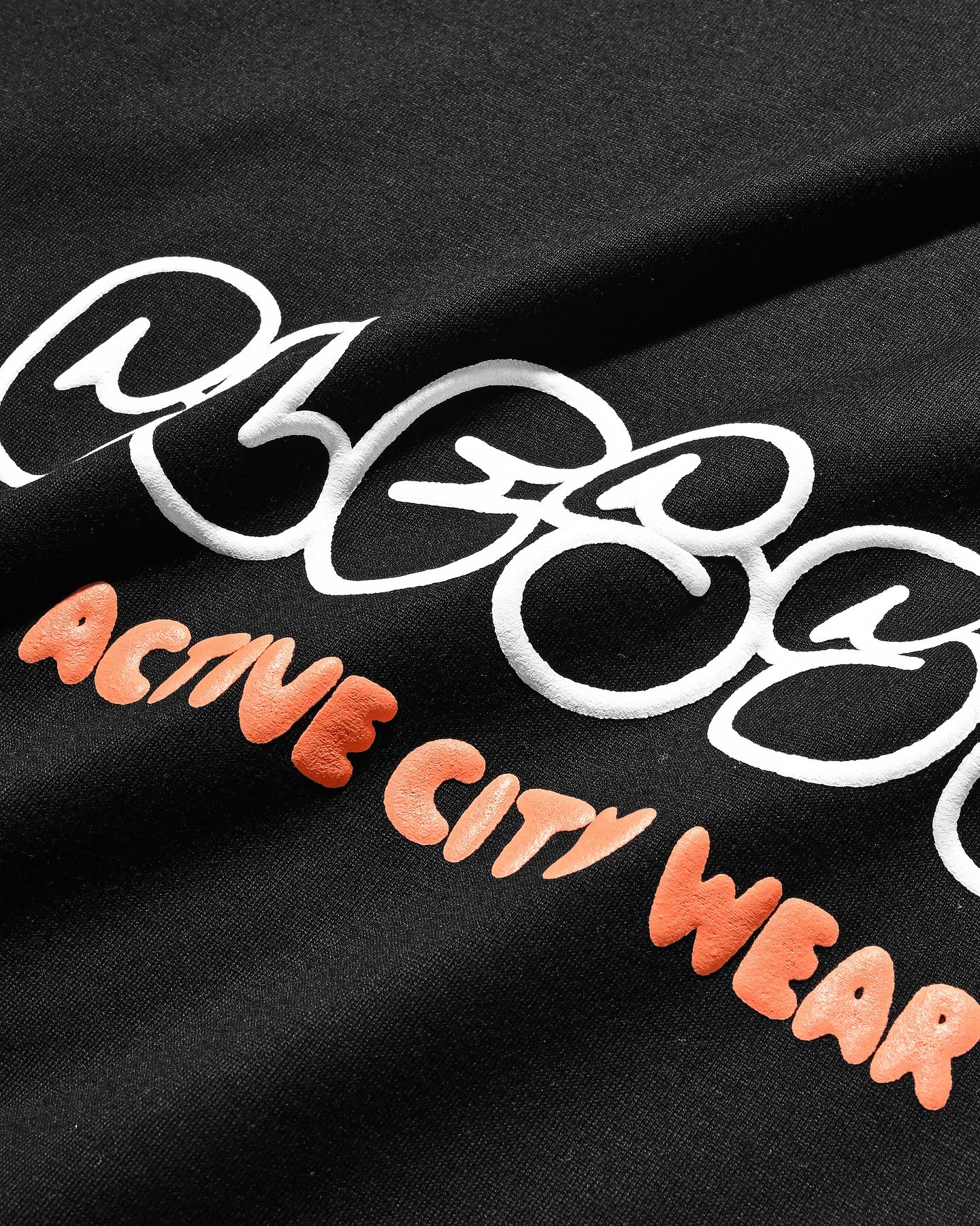 CLESSTE BUBBLE LOGO PRINT MASSIVE T-SHIRT WITH DRAWSTRINGS
