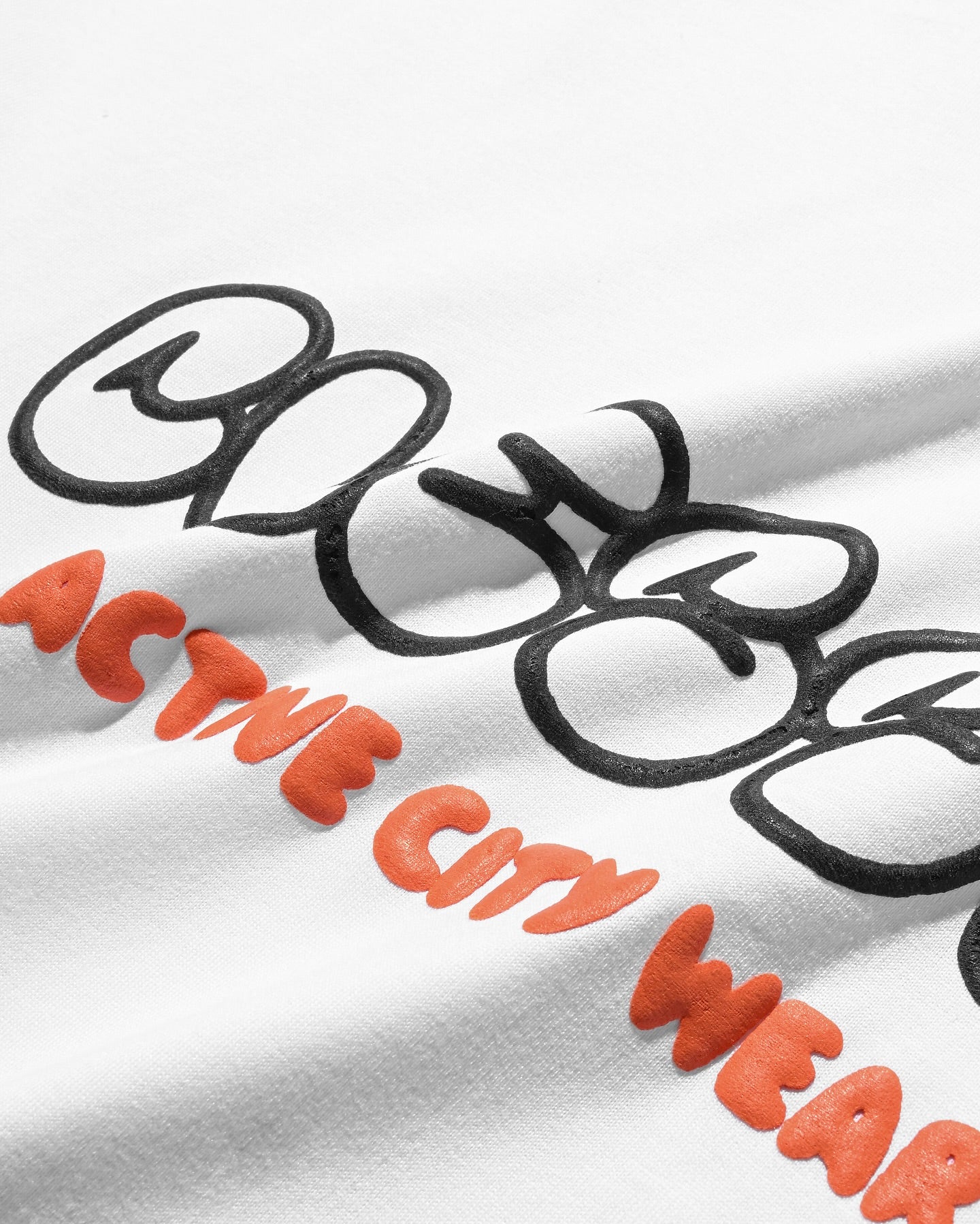 CLESSTE BUBBLE LOGO PRINT MASSIVE T-SHIRT WITH DRAWSTRINGS