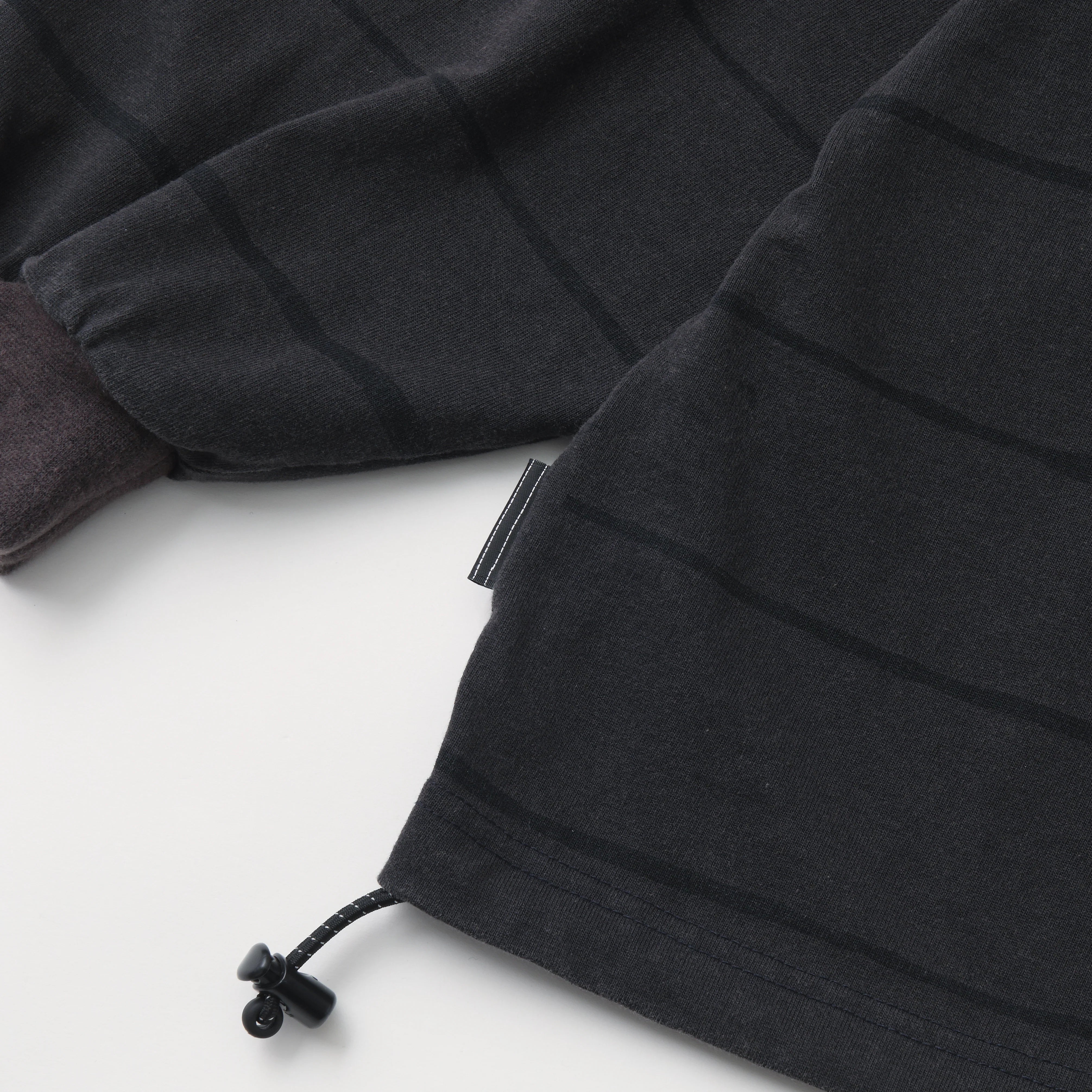 S.F.C 25FW SIDE STRIPE HOODY LS TEE (DISCHARGED)