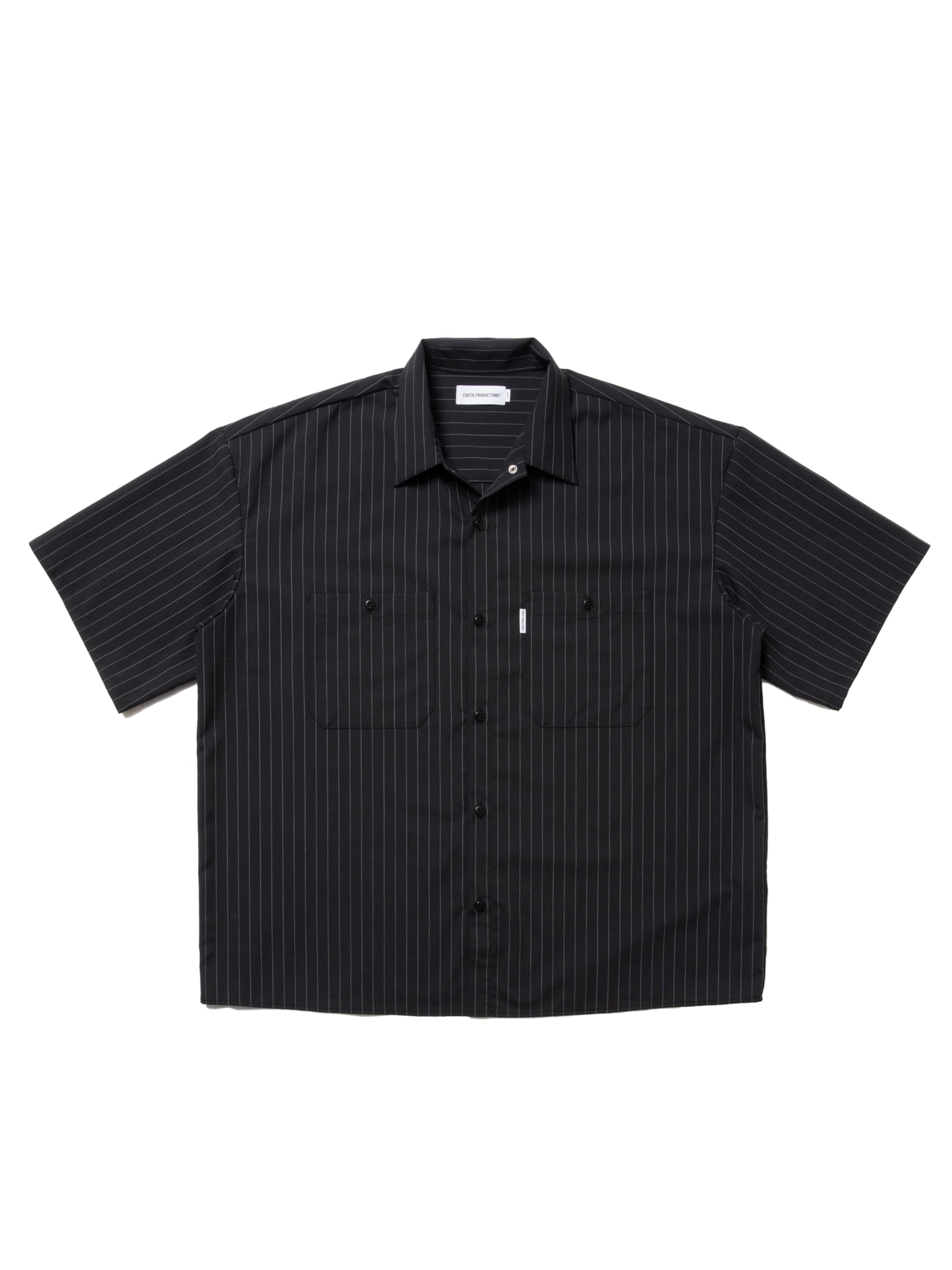 COOTIE PRODUCTIONS 25SS Stripe T/W Work S/S Shirt