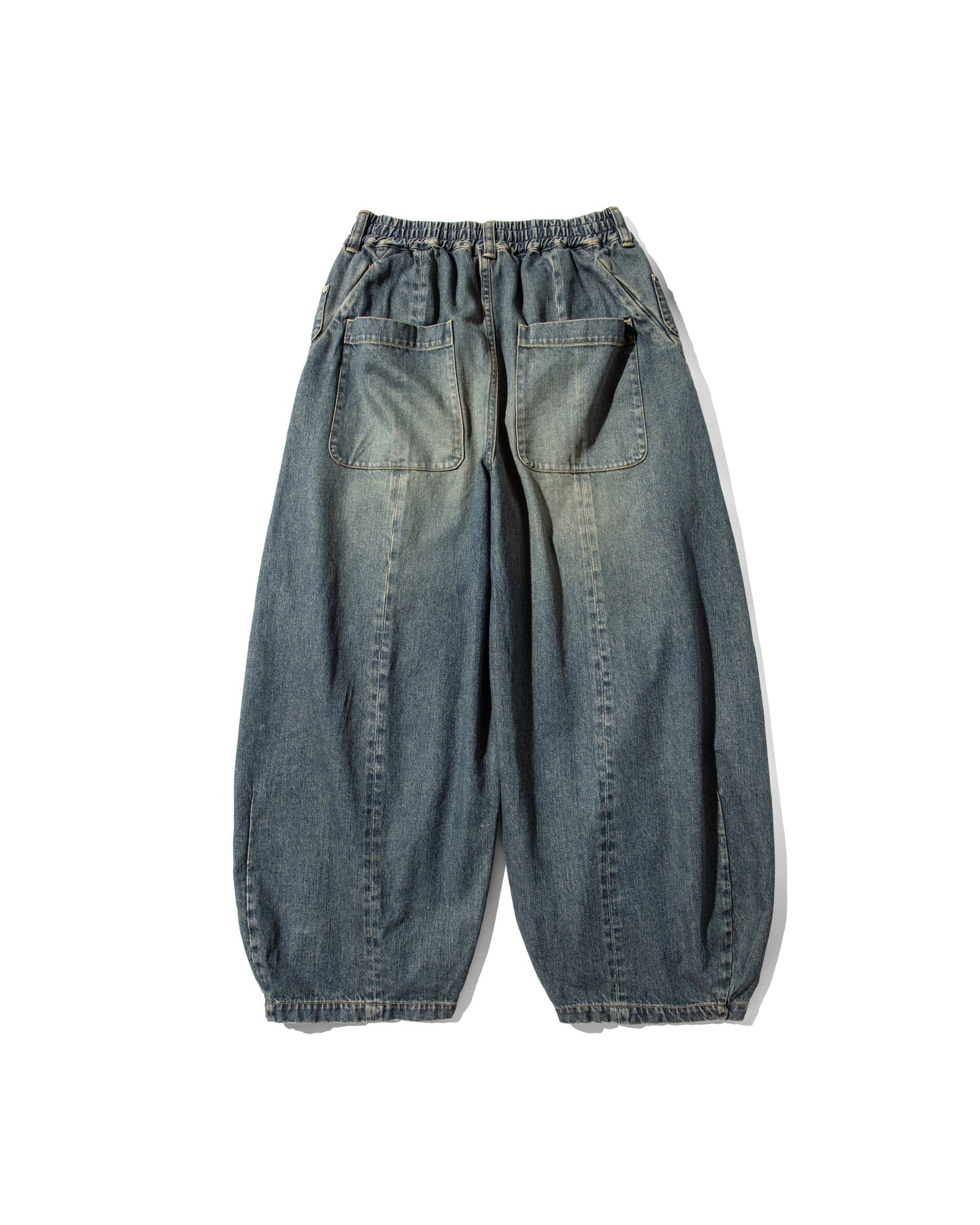 CLESSTE 25SS VINTAGE DYED SELVEDGE DENIM MASSIVE TWISTED PANTS
