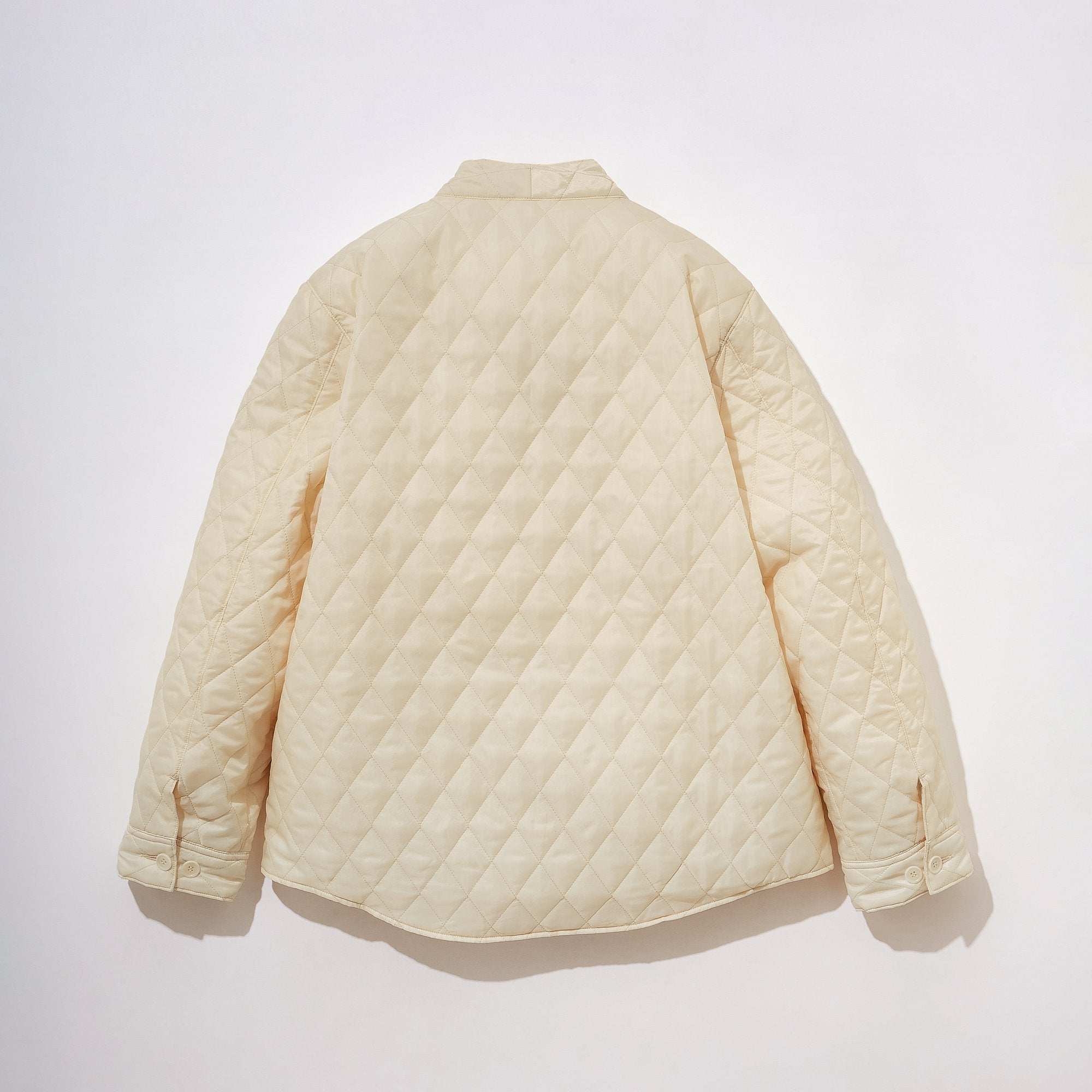 KUON Kimono Collar Quilted Shirket