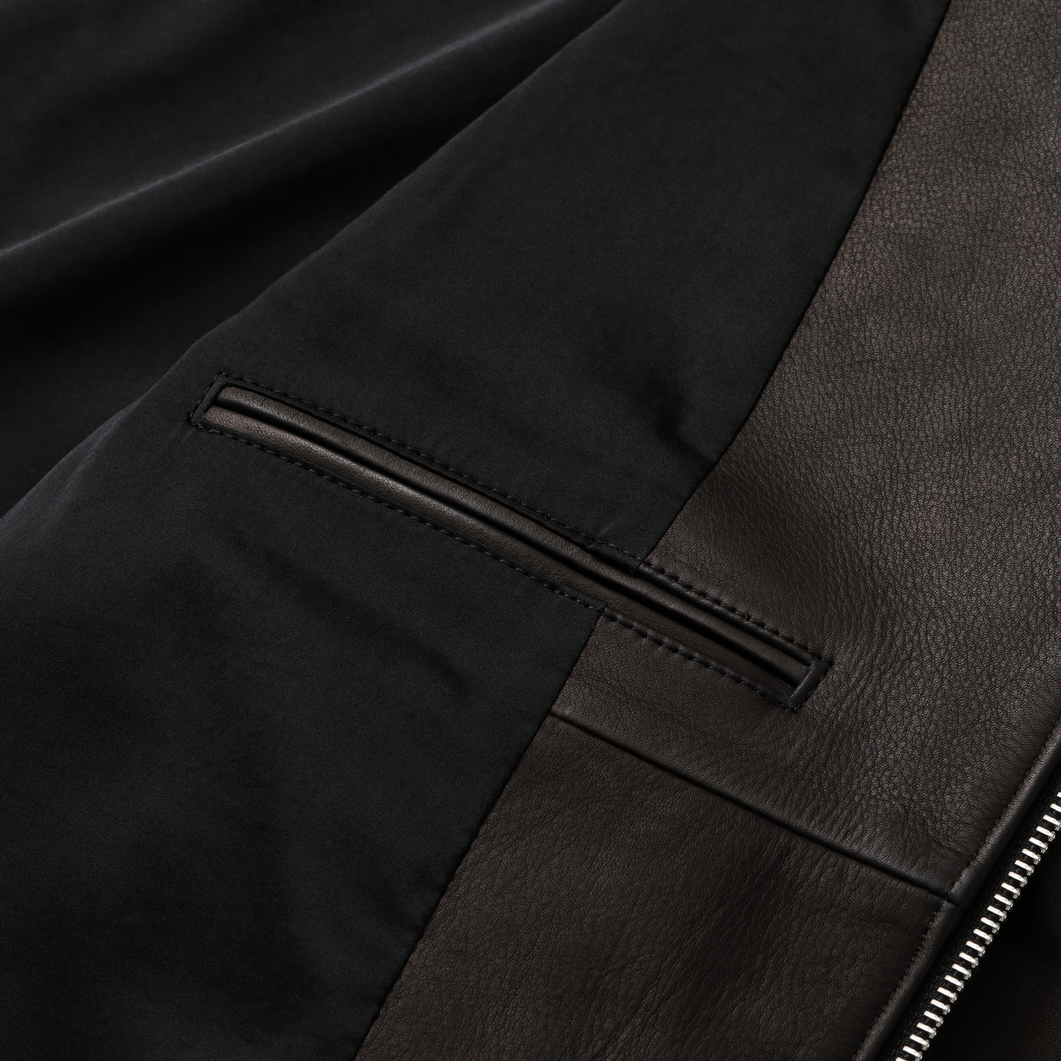 S.F.C 25FW LEATHER HOODIE JACKET