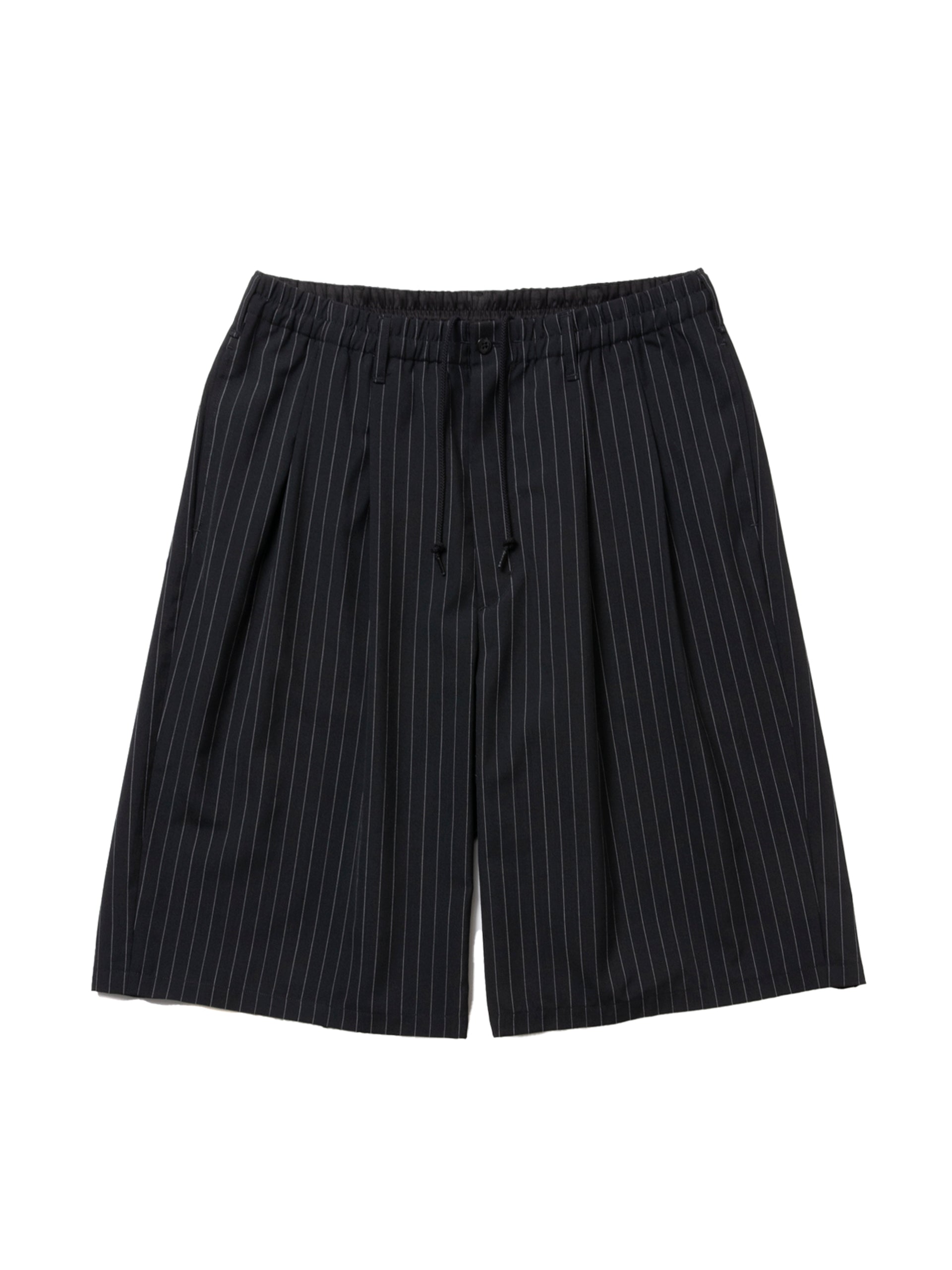 COOTIE PRODUCTIONS 25SS Stripe T/W 2 Tuck Easy Shorts
