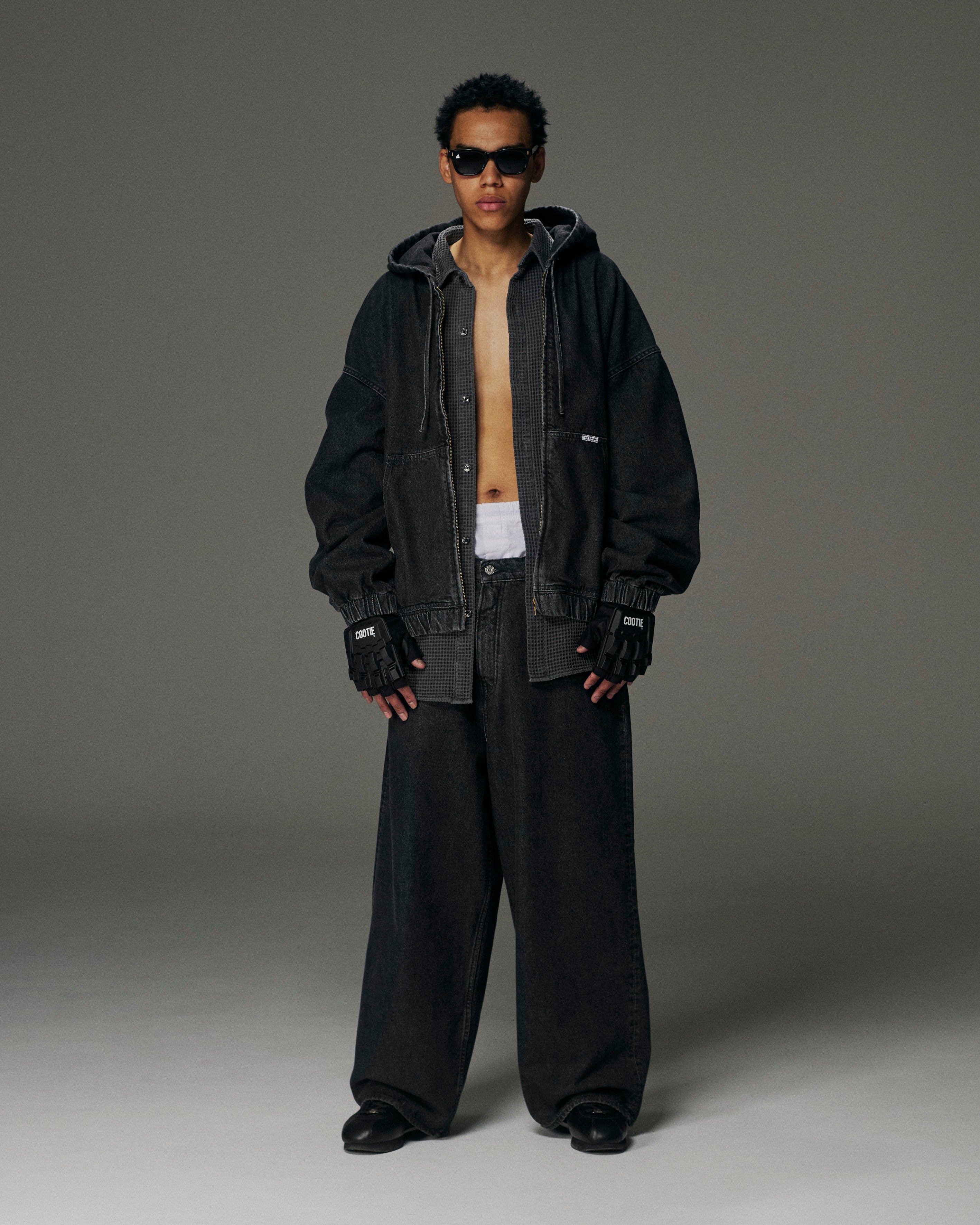 COOTIE PRODUCTIONS 25AW 12.5oz Denim Zip Up Hooded Jacket