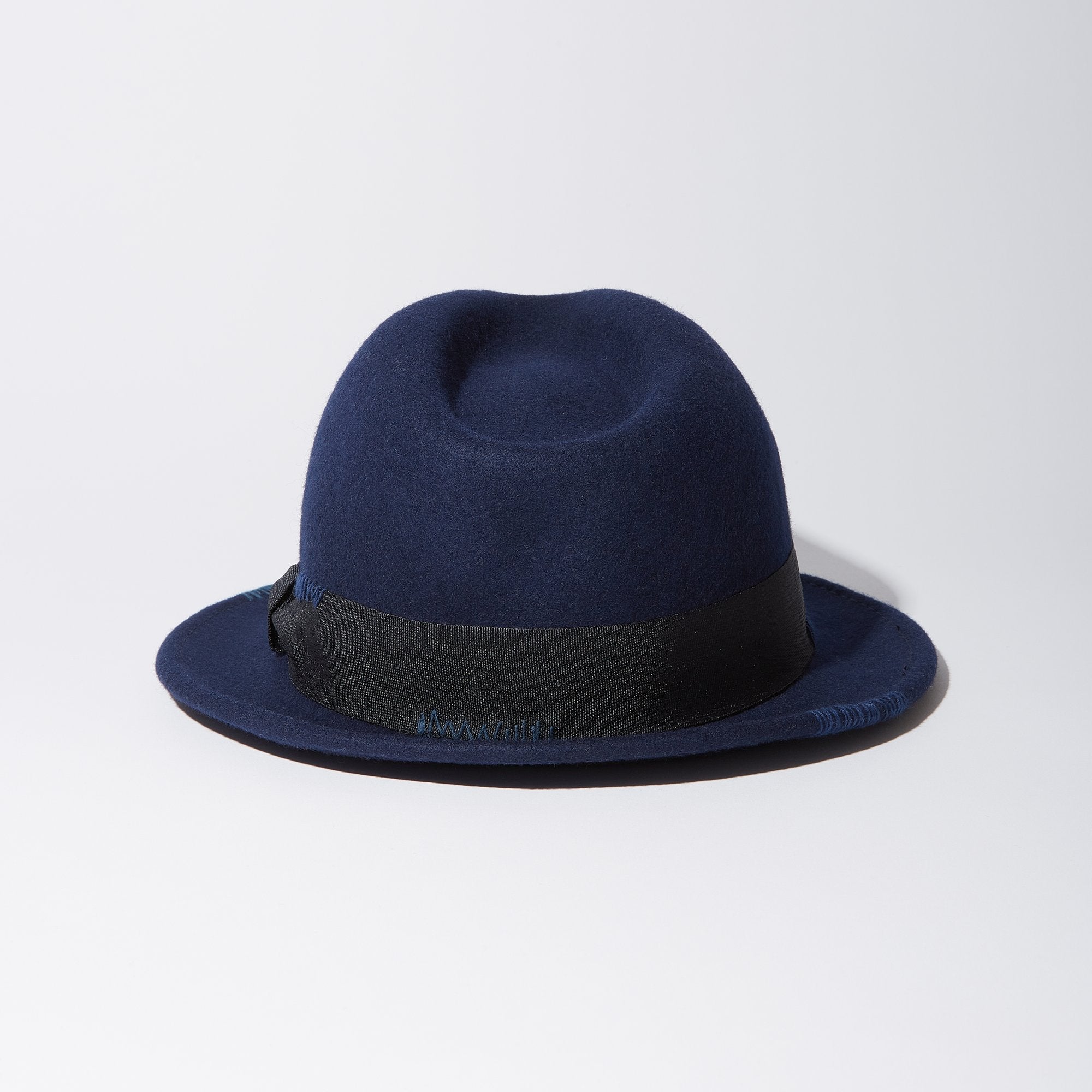 KUON Sashiko Fedora Hat