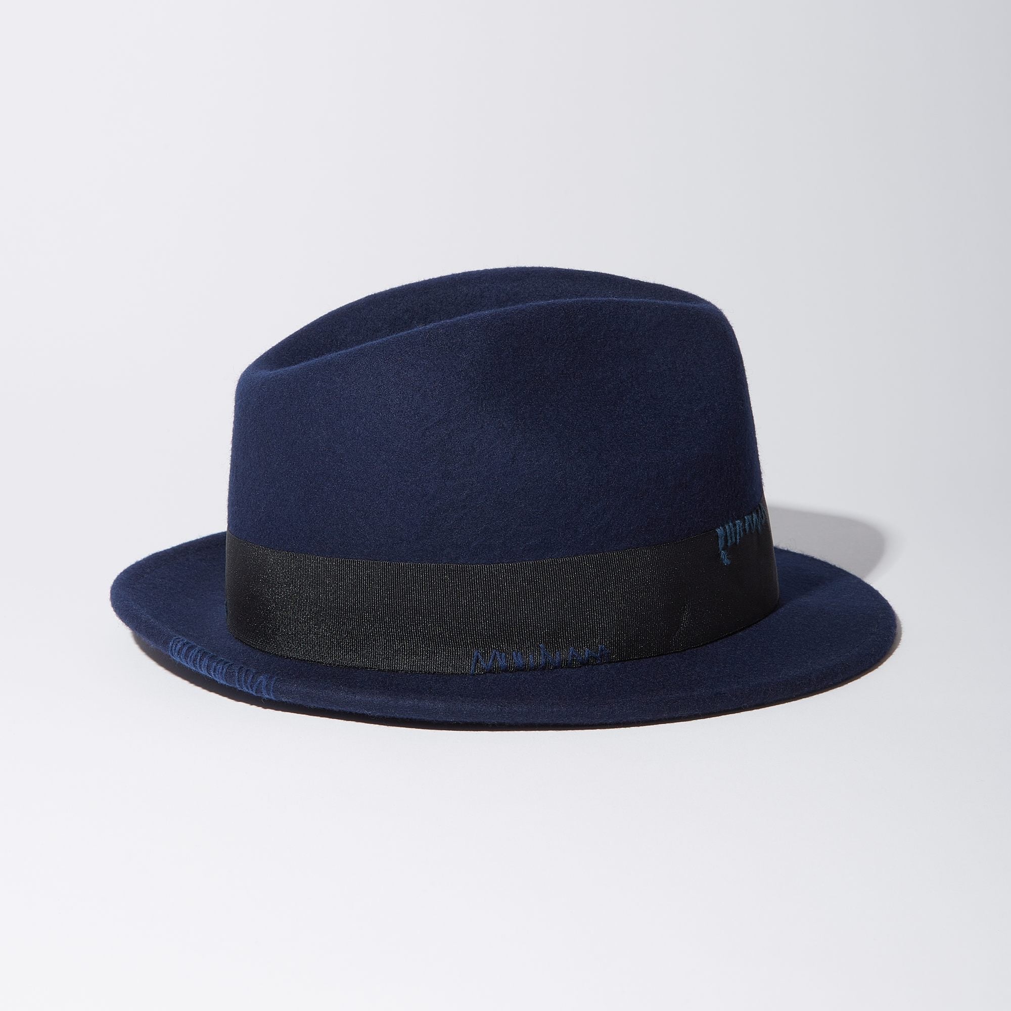 KUON Sashiko Fedora Hat