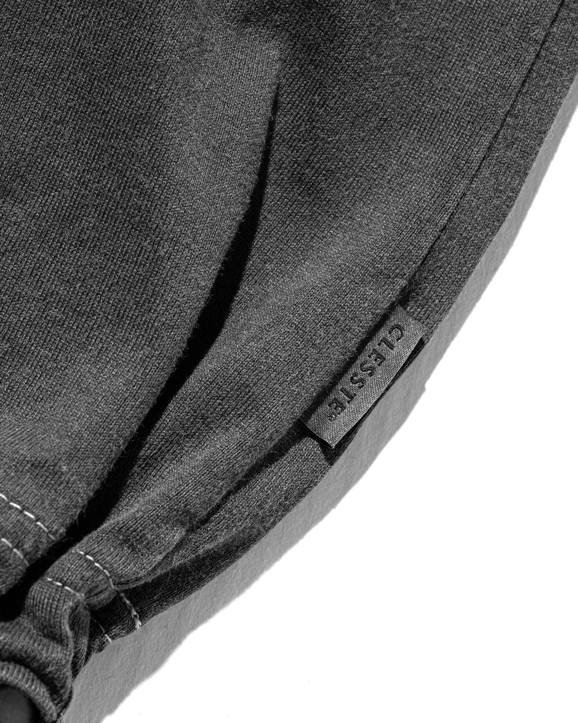 CLESSTE PIGMENT DYED L/S T-SHIRT WITH DRAWSTRINGS