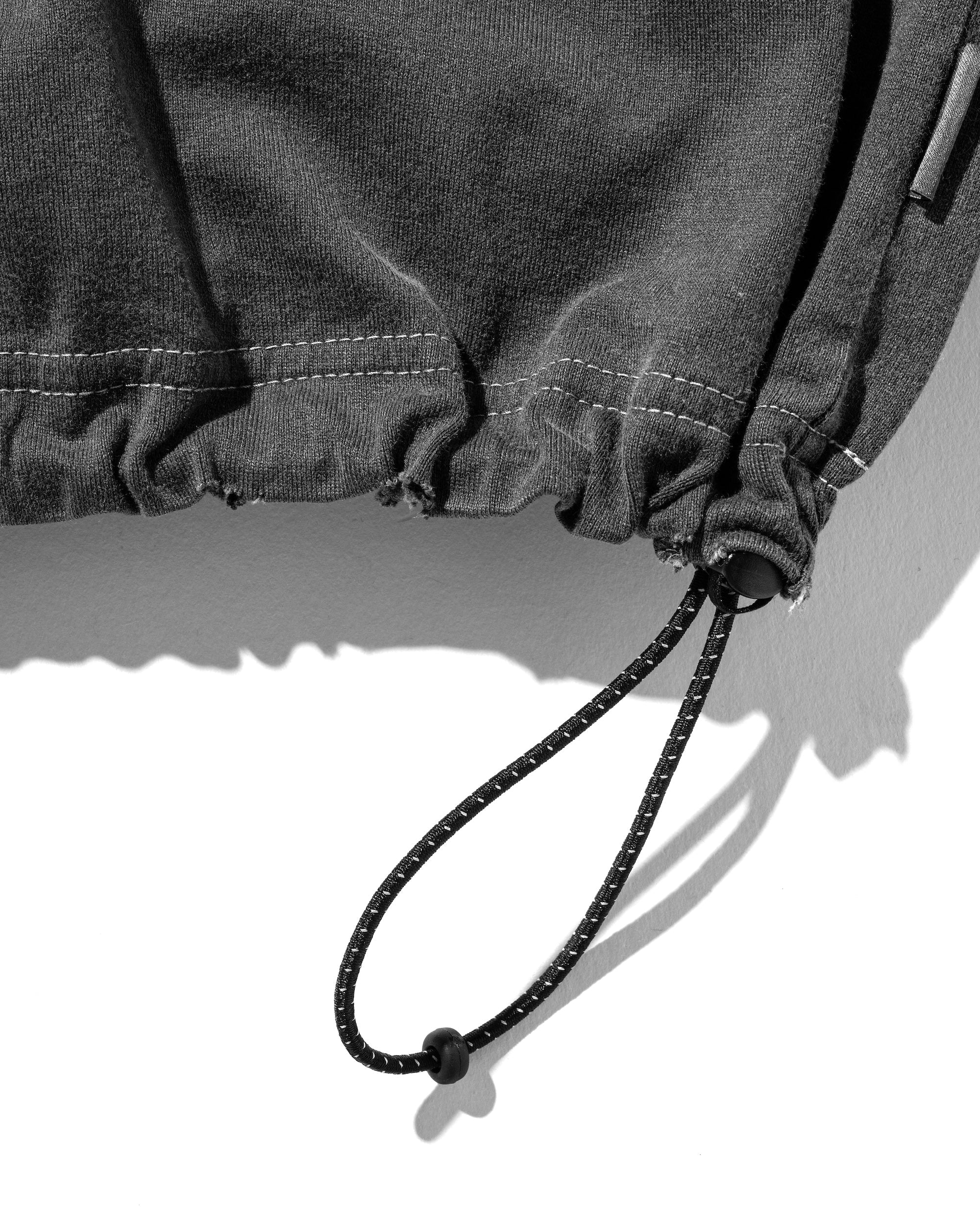 CLESSTE PIGMENT DYED L/S T-SHIRT WITH DRAWSTRINGS