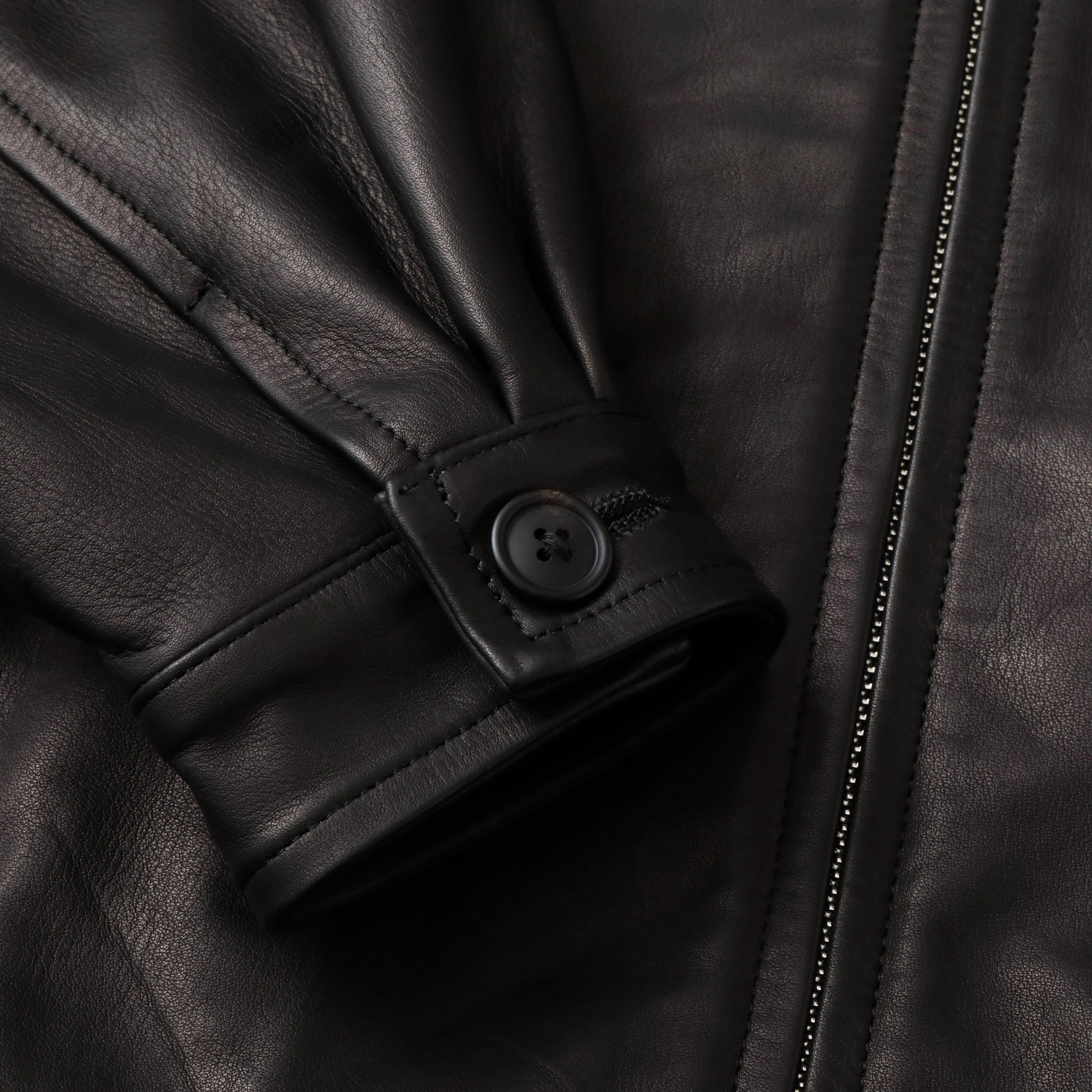 S.F.C 25FW LEATHER HOODIE JACKET