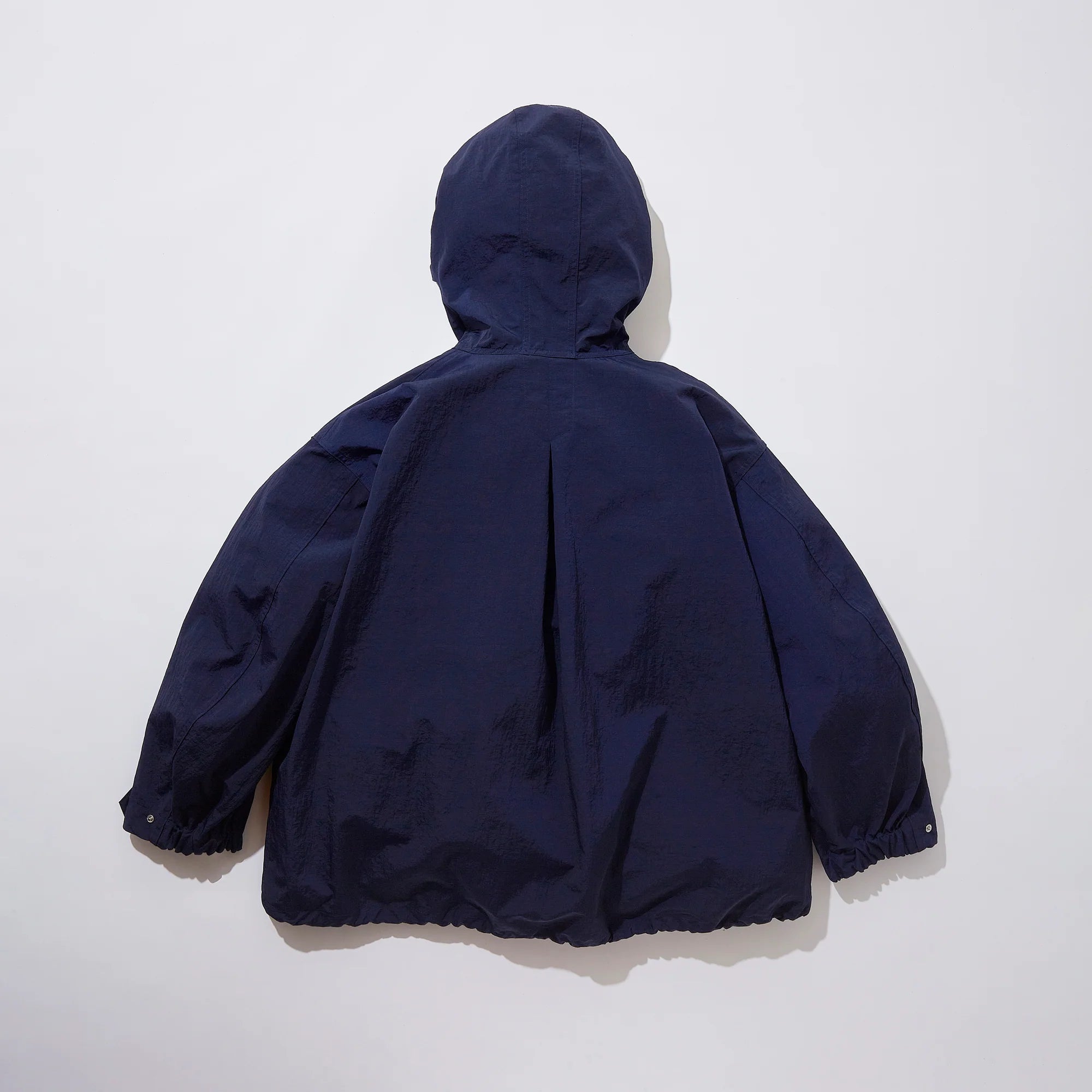 KUON 25SS Indigo Nylon Hooded Jacket