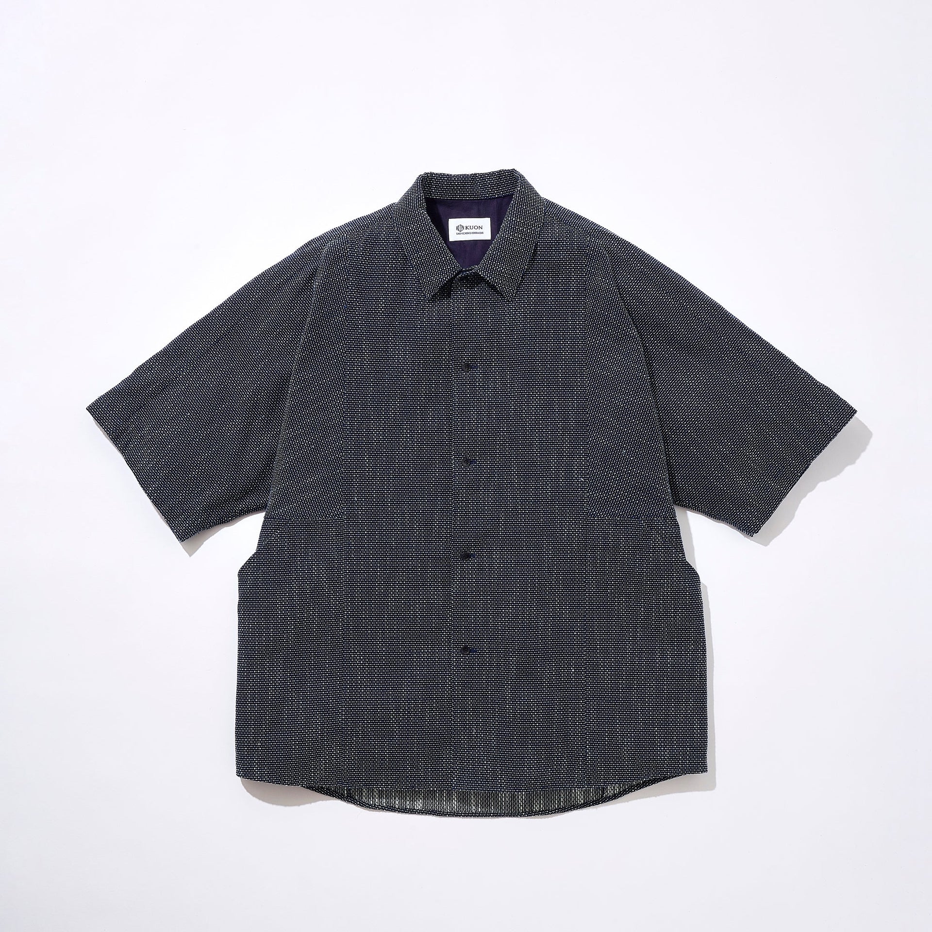 KUON 25SS Aizome Sashiko Kite Shirt