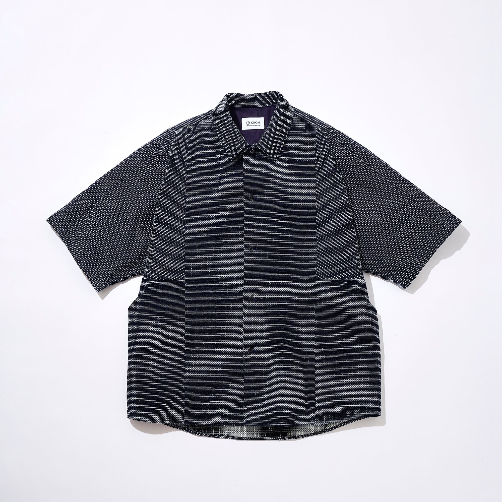 KUON 25SS Aizome Sashiko Kite Shirt