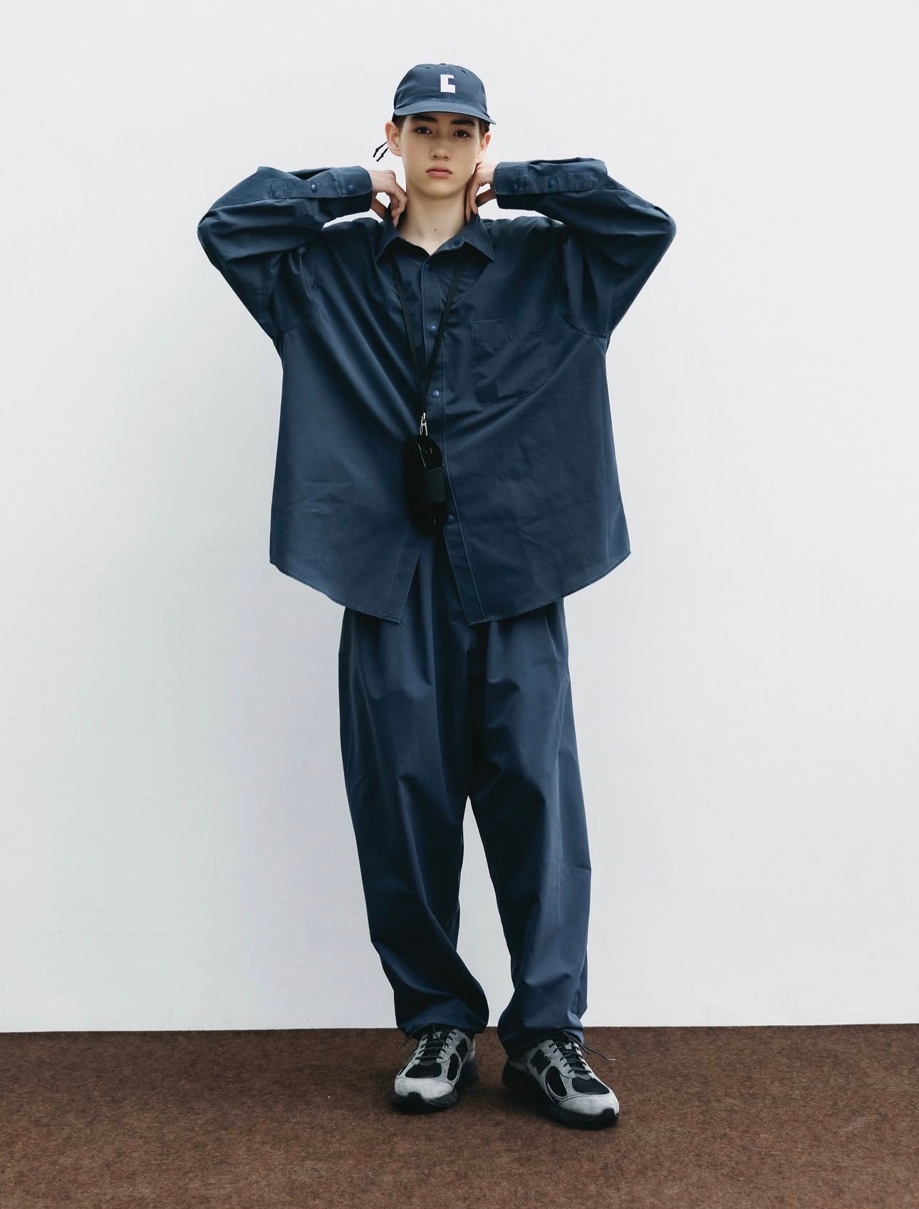 CLESSTE "C" VINTAGE EFFECT COOLDOTS® CITY UNIFORM WIDE TAPERED PANTS