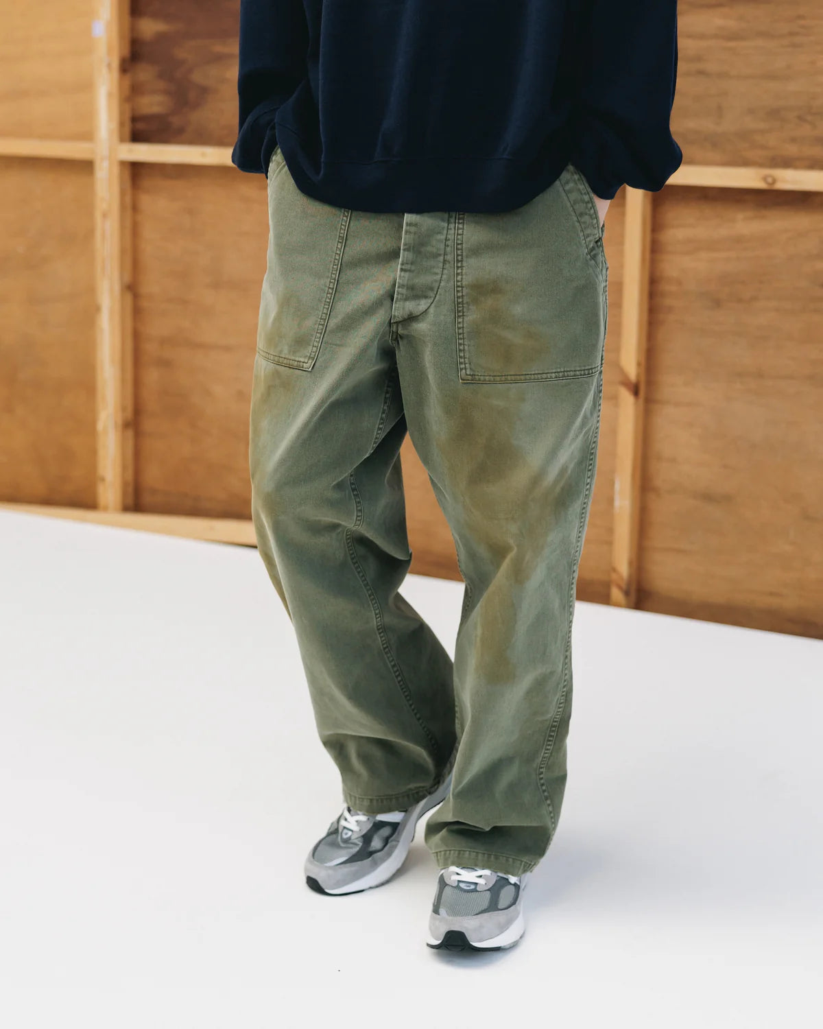 CLESSTE VINTAGE EFFECT BAKER PANTS