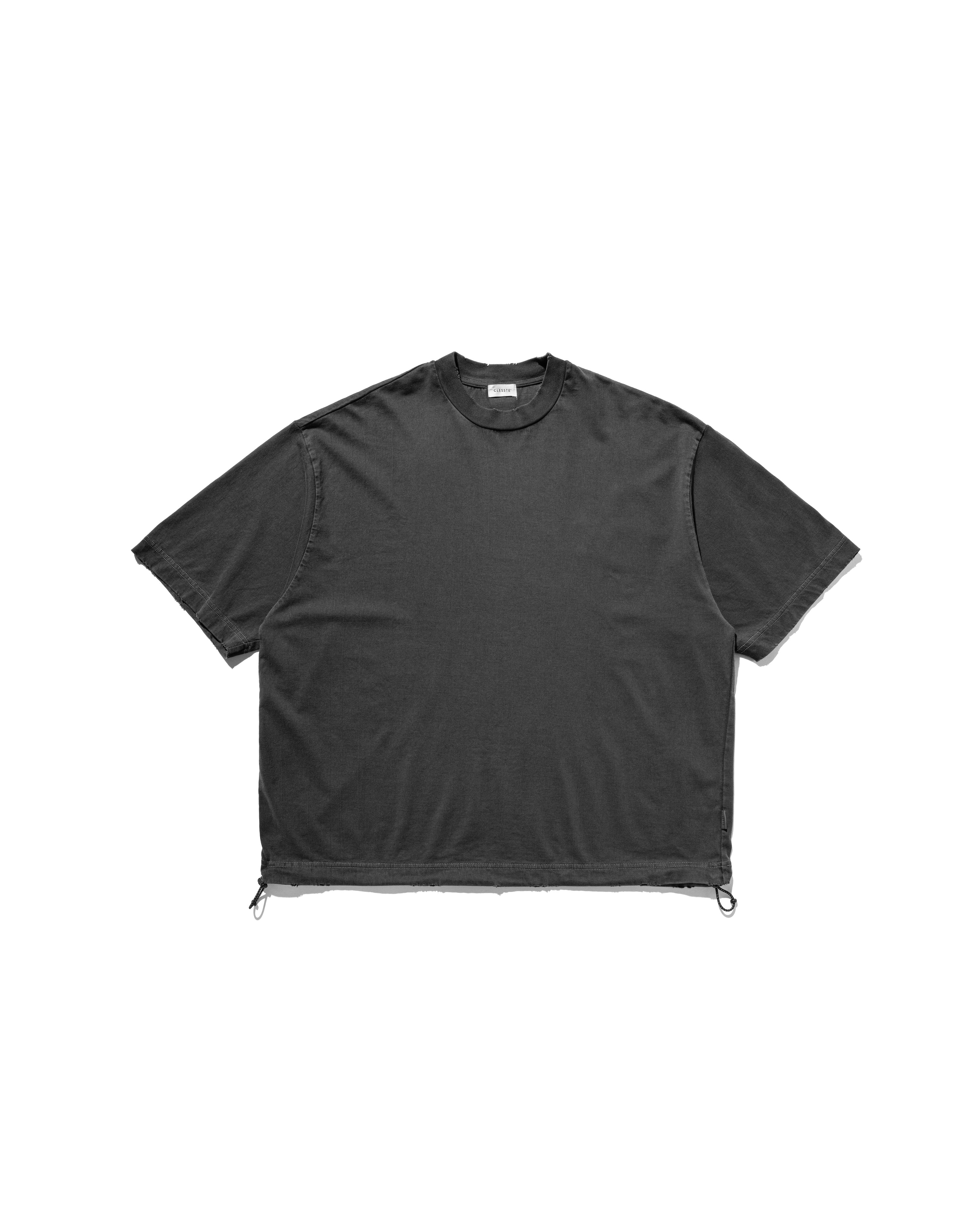 CLESSTE PIGMENT DYED S/S T-SHIRT WITH DRAWSTRINGS