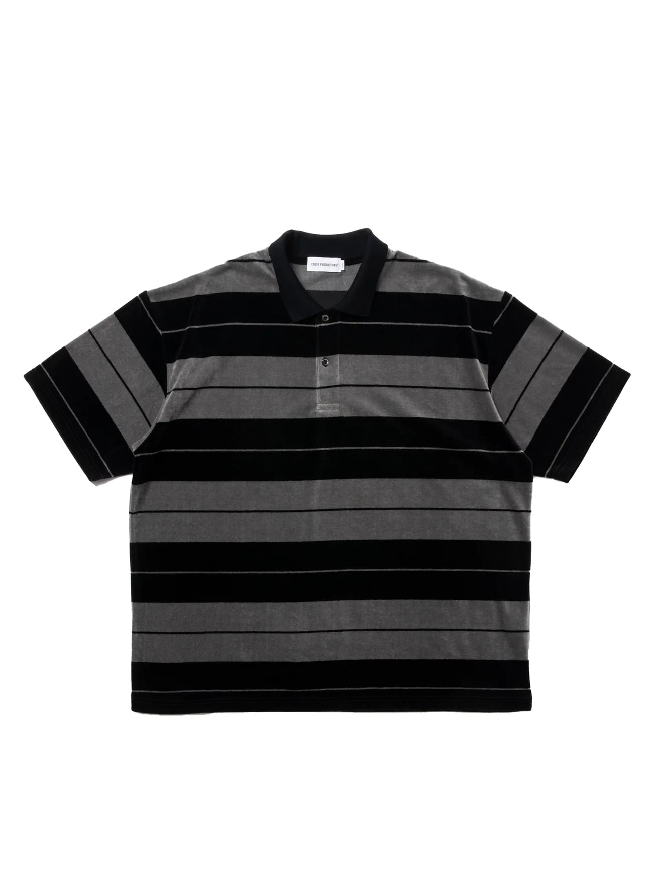 COOTIE PRODUCTIONS 25SS Velour Border S/S Polo