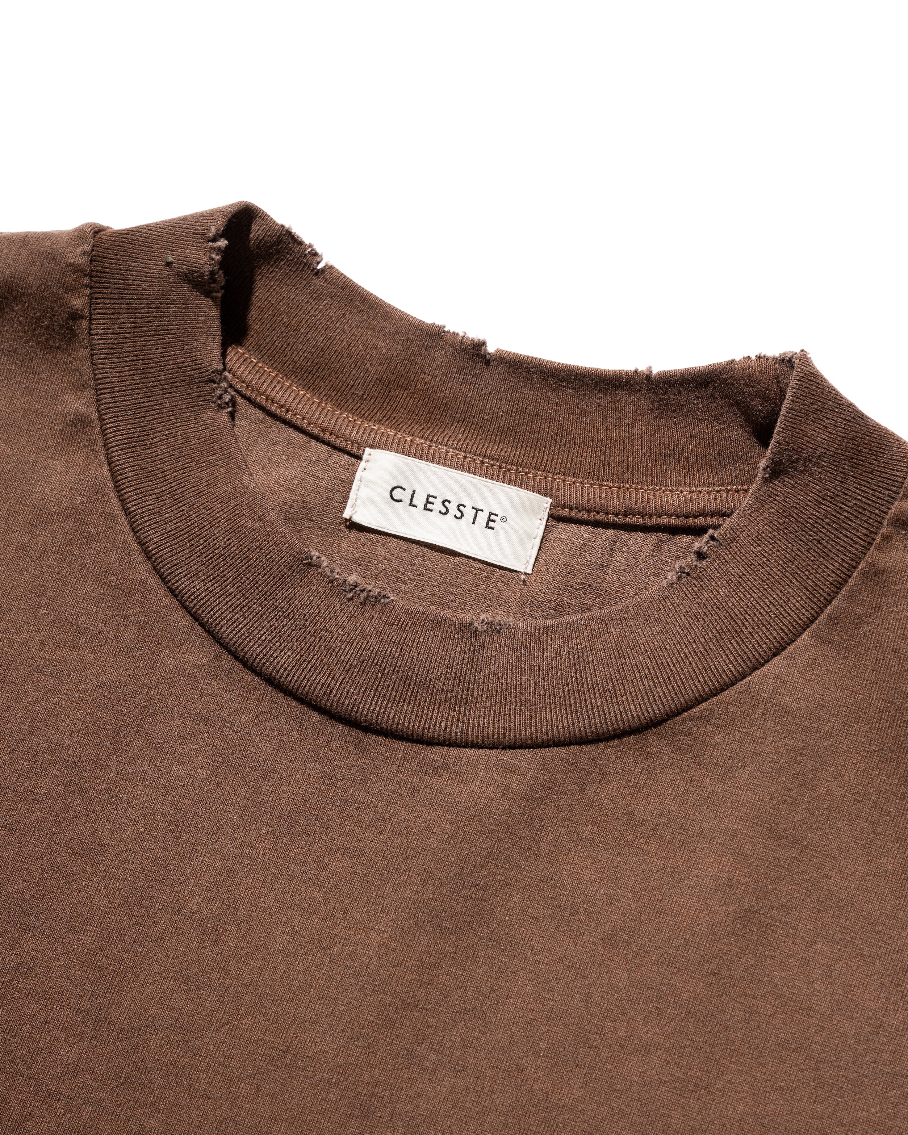 CLESSTE PIGMENT DYED S/S T-SHIRT WITH DRAWSTRINGS