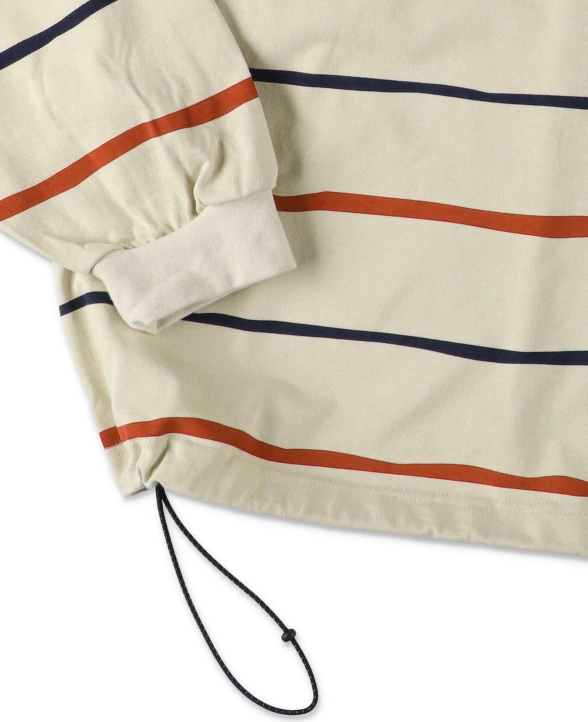 S.F.C 26FW SUPER BIG STRIPE LS TEE (W/DRAWSTRINGS)