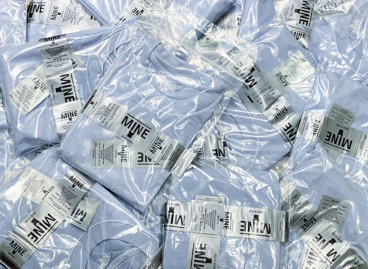 MINE_U.S.A. PIGMENT DYE SS ''PD CELESTAIL BLUE''