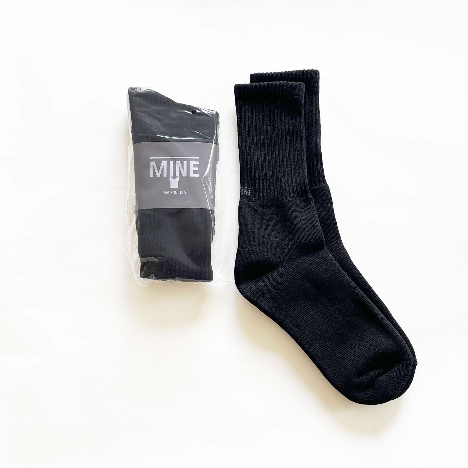 MINE_U.S.A. LOGO SOCKS