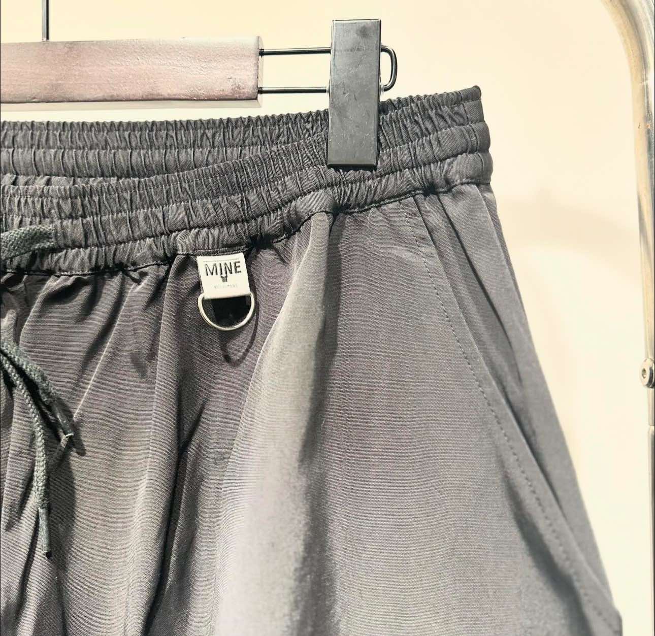 MINE_U.S.A. SIDE SEAMLESS NYLON EASY PANTS