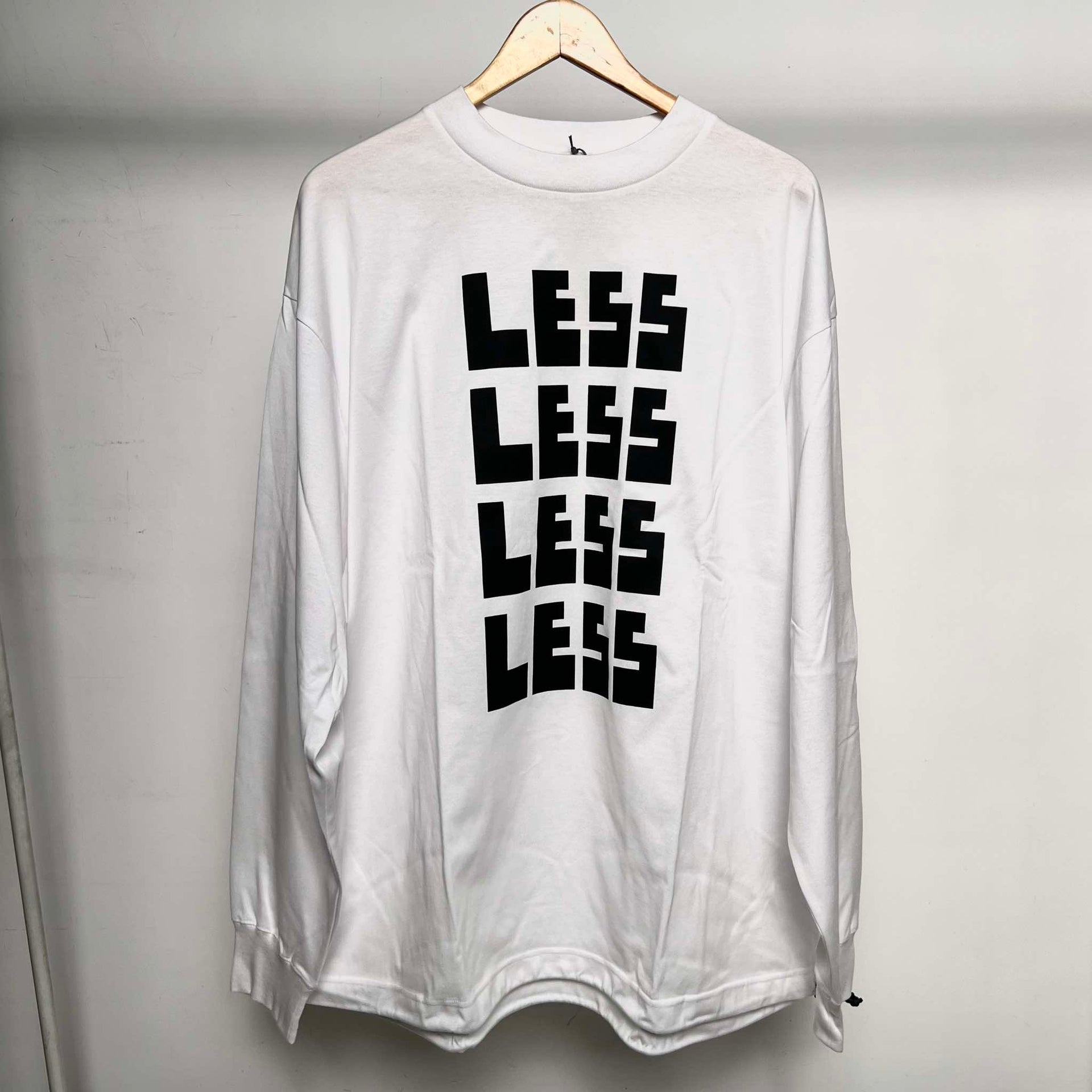CLESSTE 24AW “LESS” MASSIVE L/S T-SHIRTS WITH DRAWSTRINGS