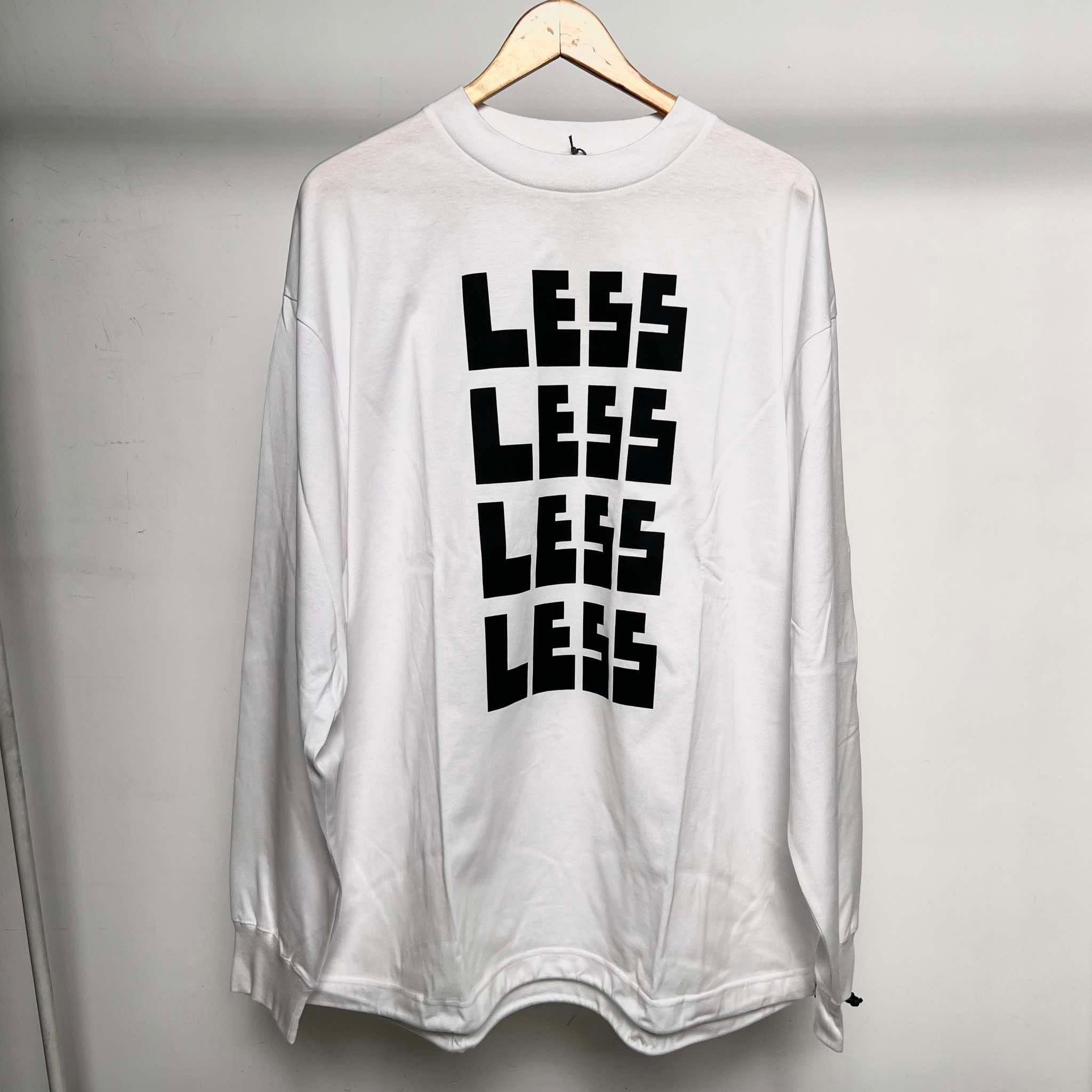 CLESSTE 24AW “LESS” MASSIVE L/S T-SHIRTS WITH DRAWSTRINGS