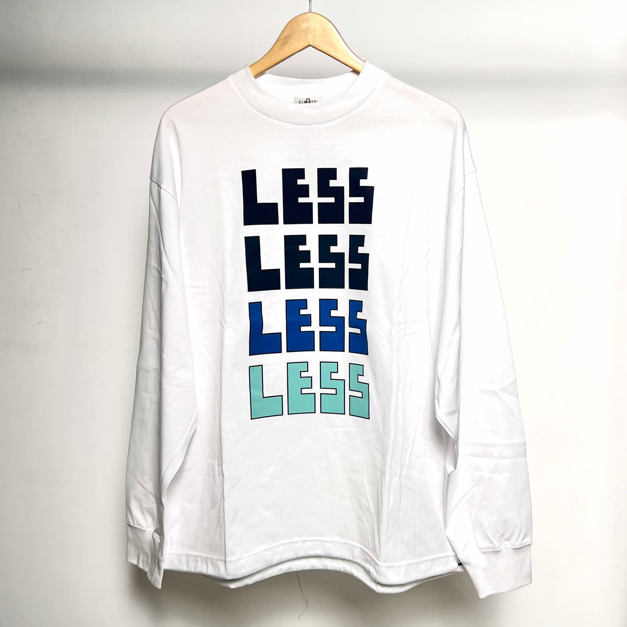 CLESSTE 24AW “LESS” MASSIVE L/S T-SHIRTS WITH DRAWSTRINGS (COLOR LOGO)