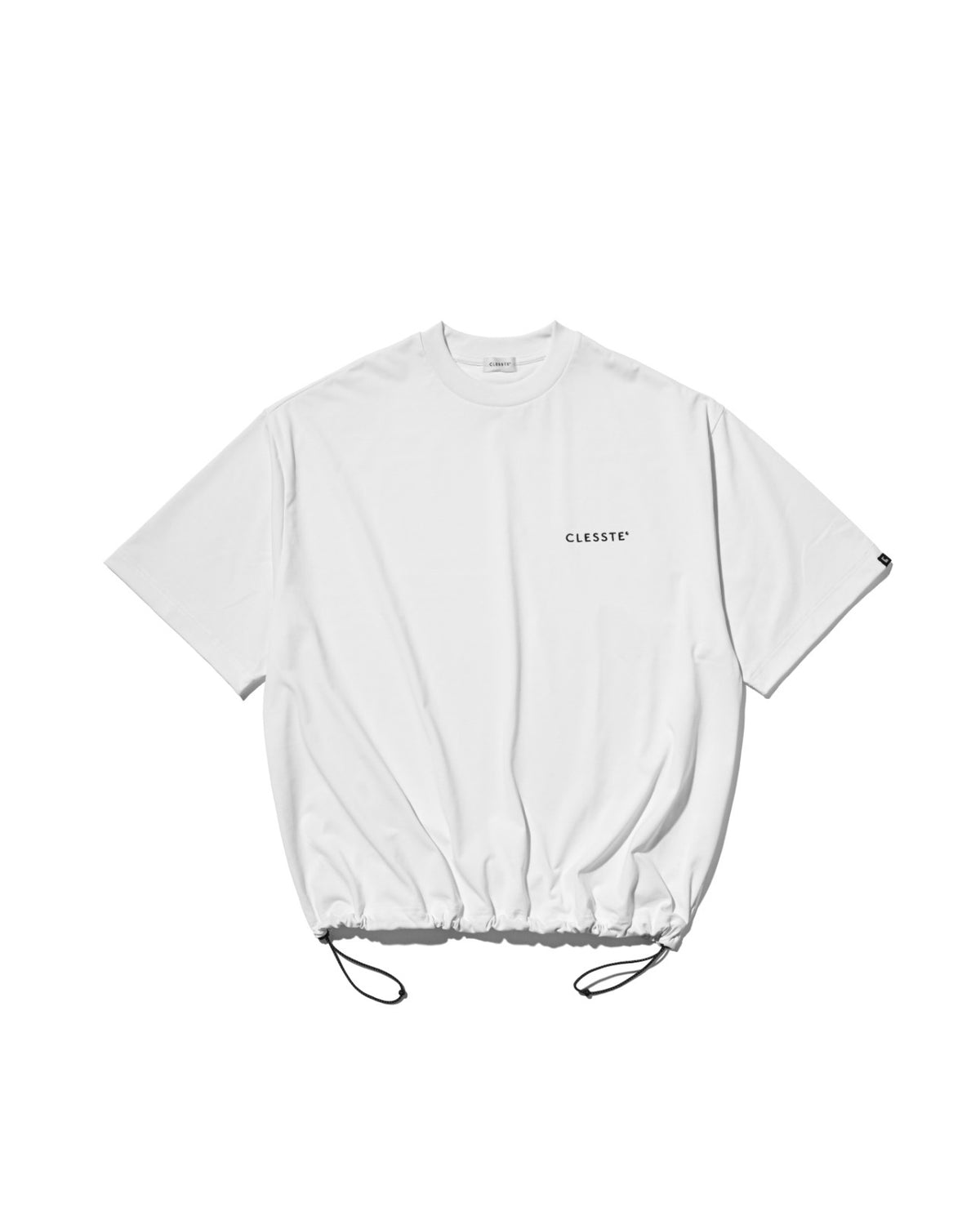 CLESSTE CLASSIC LOGO EMBROIDERED S/S T-SHIRT WITH DRAWSTRINGS