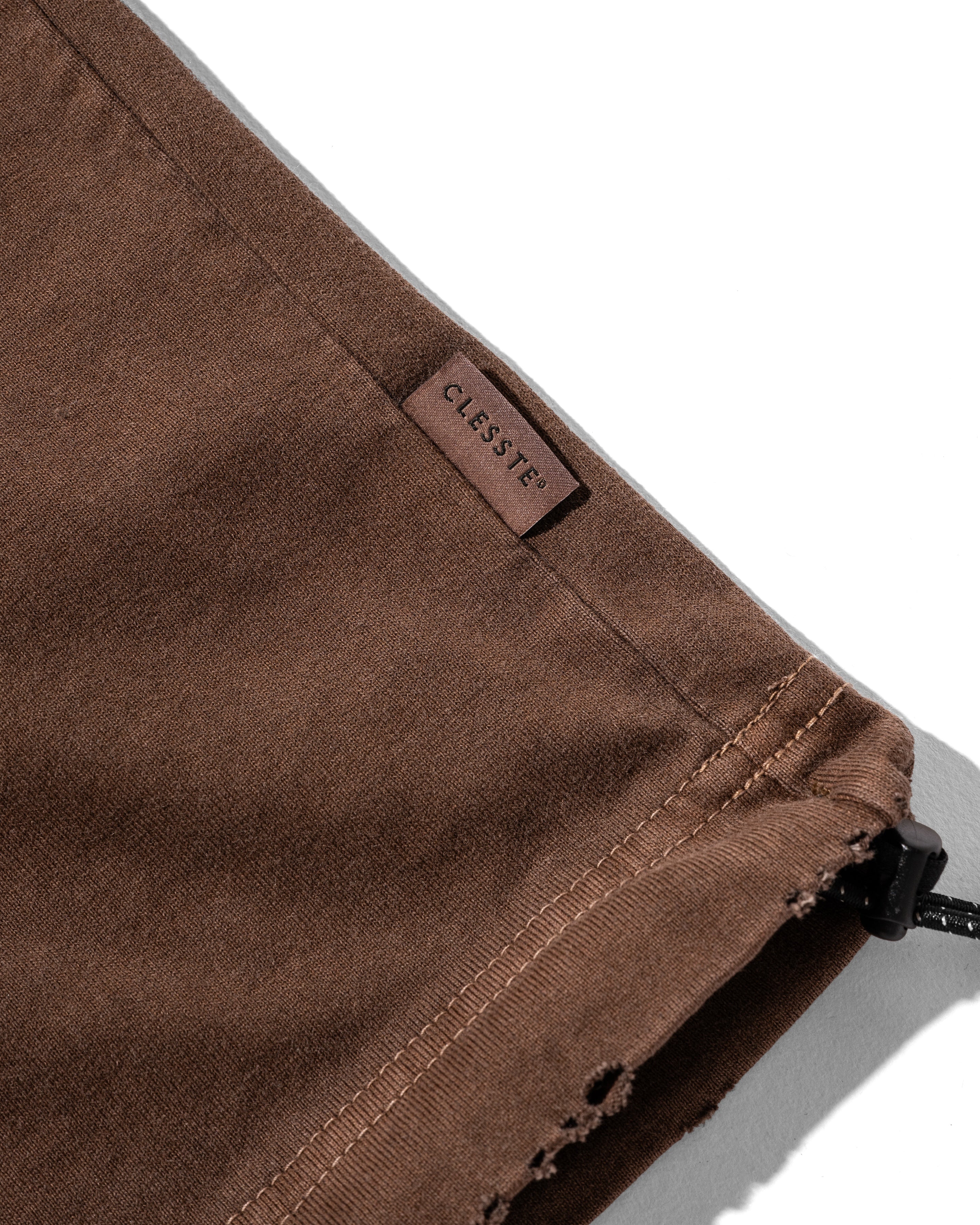 CLESSTE PIGMENT DYED S/S T-SHIRT WITH DRAWSTRINGS