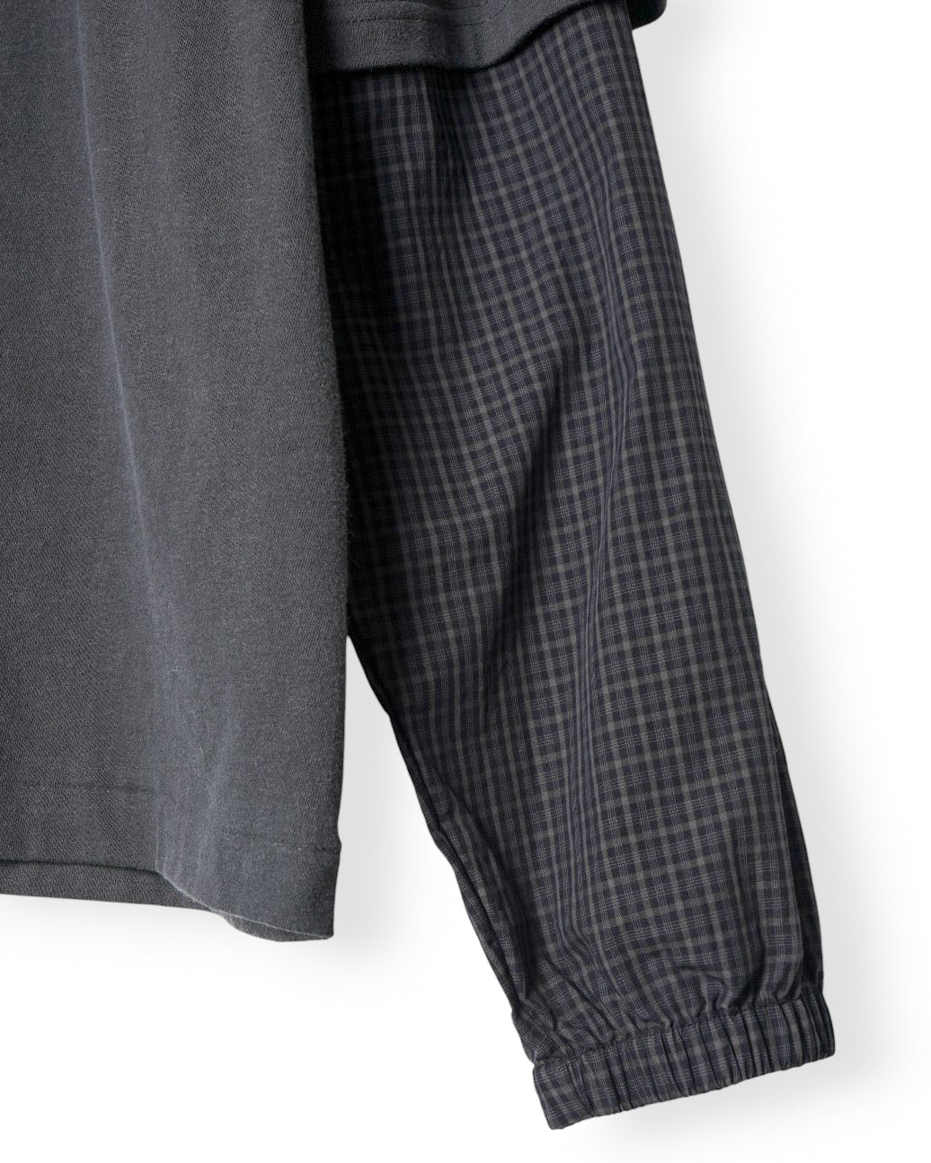refomed 26FW FRESH MAN LAYERED TEE CHECK