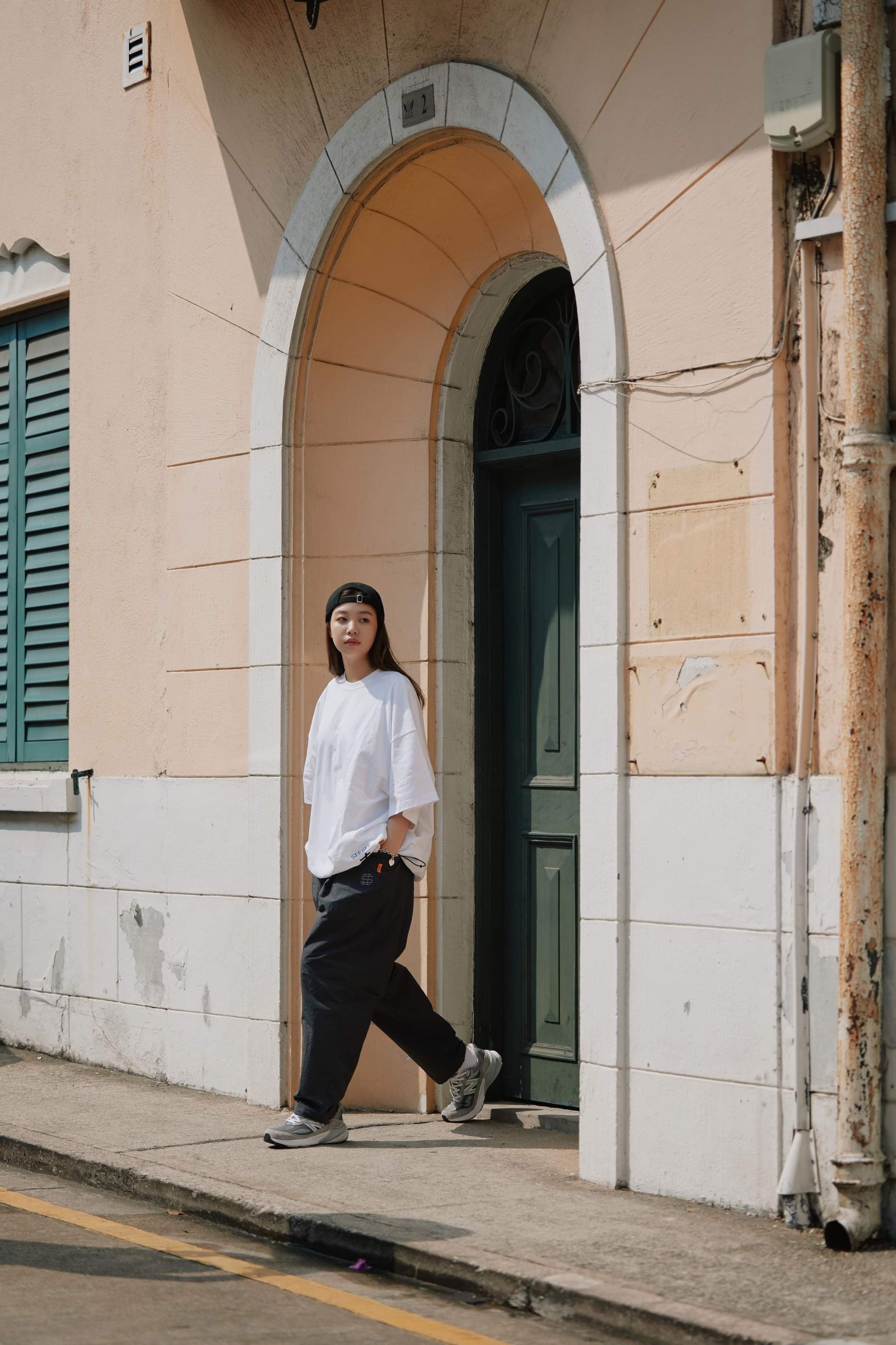 SEE SEE WIDE TAPERED EASY PANTS (HNGR)