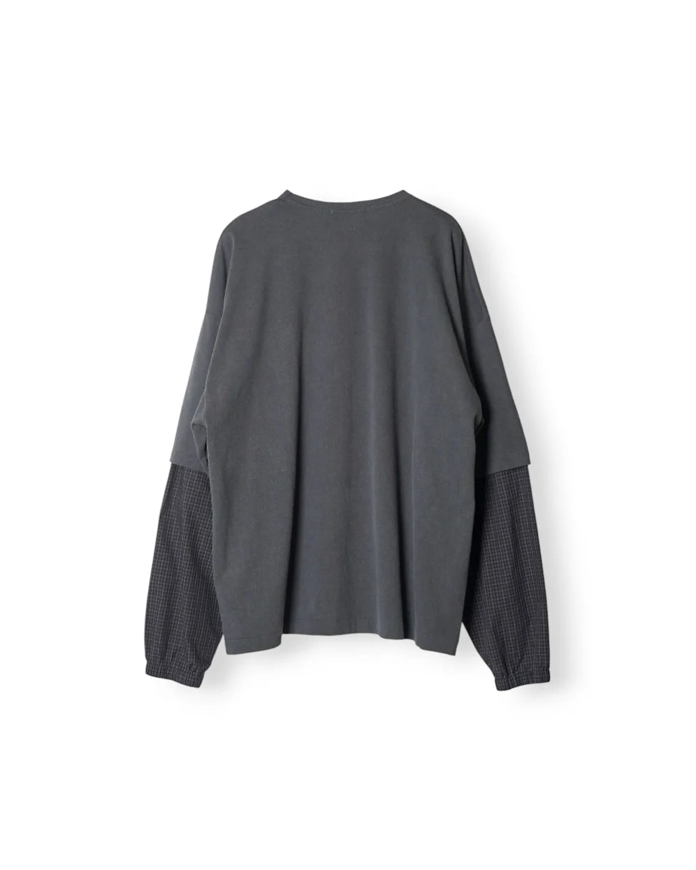 refomed 26FW FRESH MAN LAYERED TEE CHECK