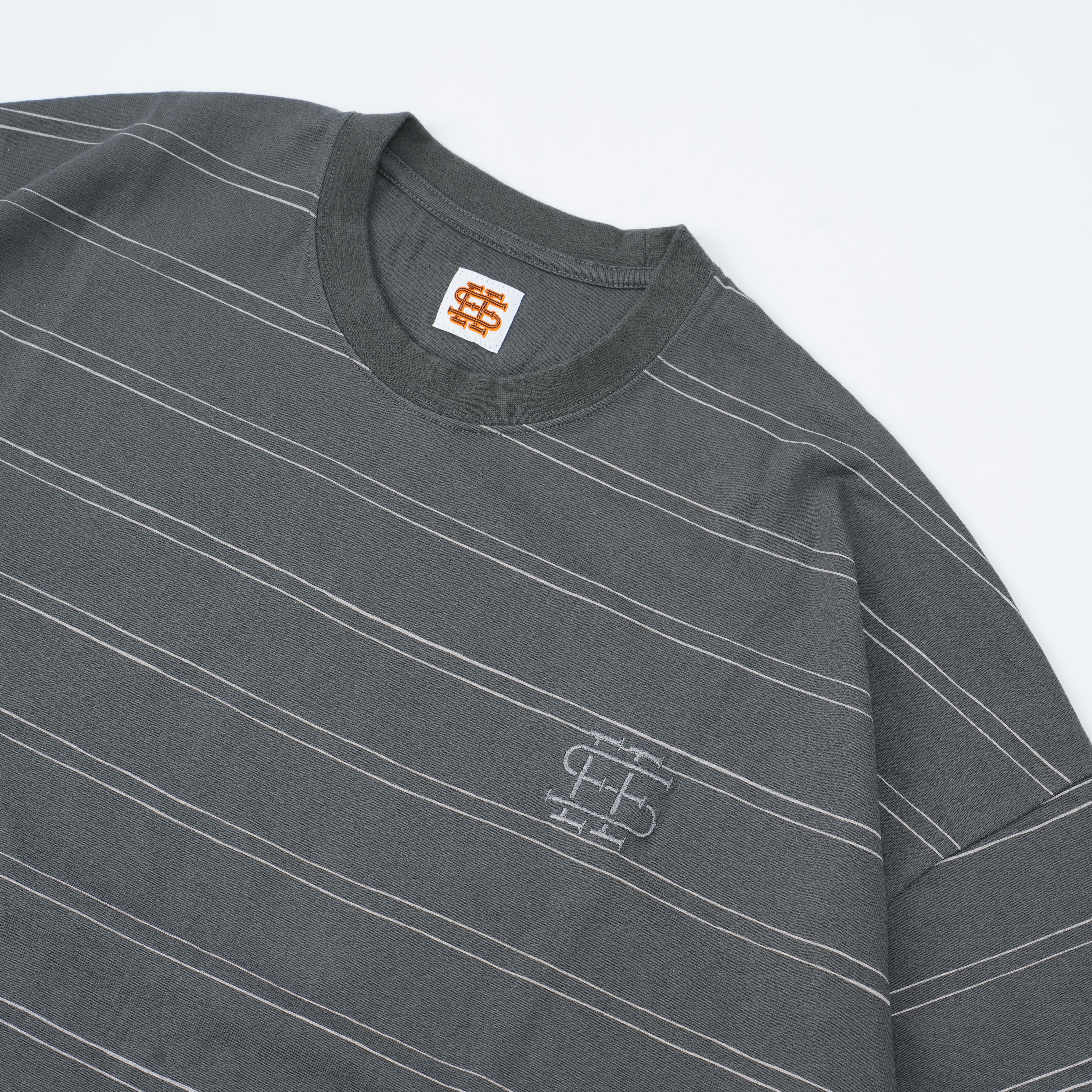 SEE SEE SUPER BIG ROUND LS DOUBLE STRIPE TEE