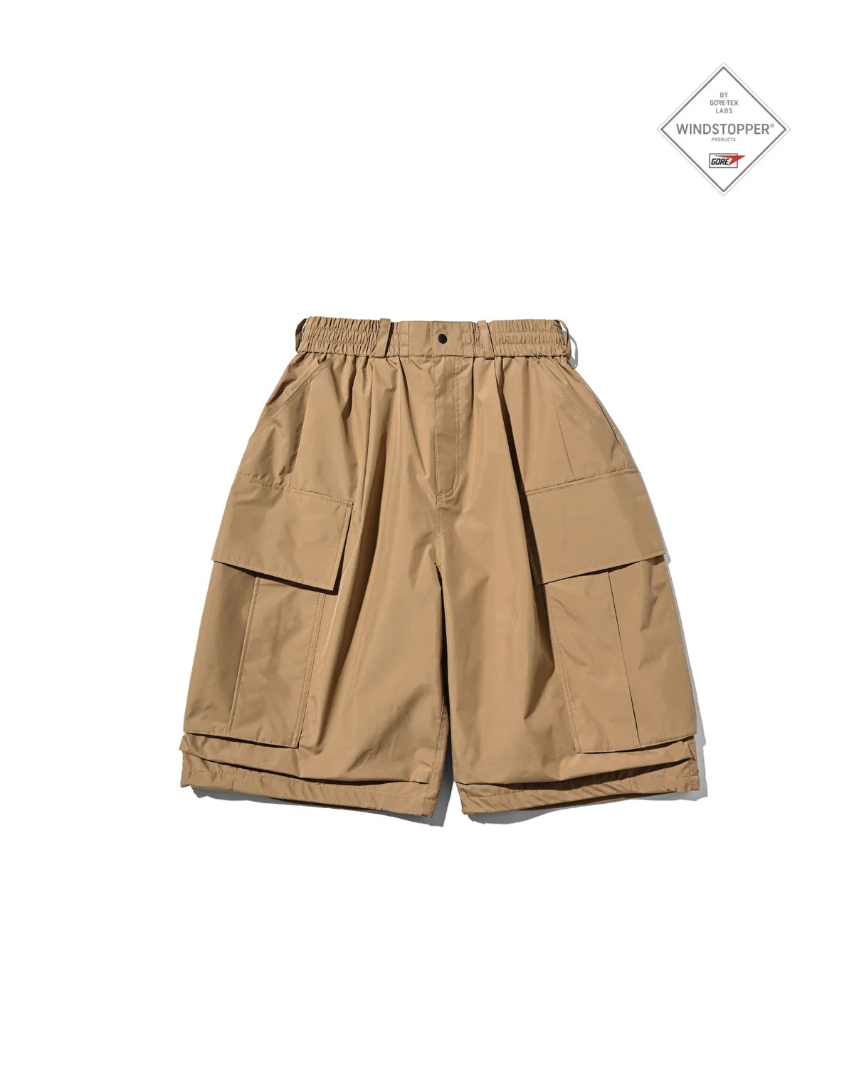 CLESSTE +PHENIX WINDSTOPPER® BY GORE-TEX LABS CITY MEGA POCKET BALLOON CARGO HALF PANTS