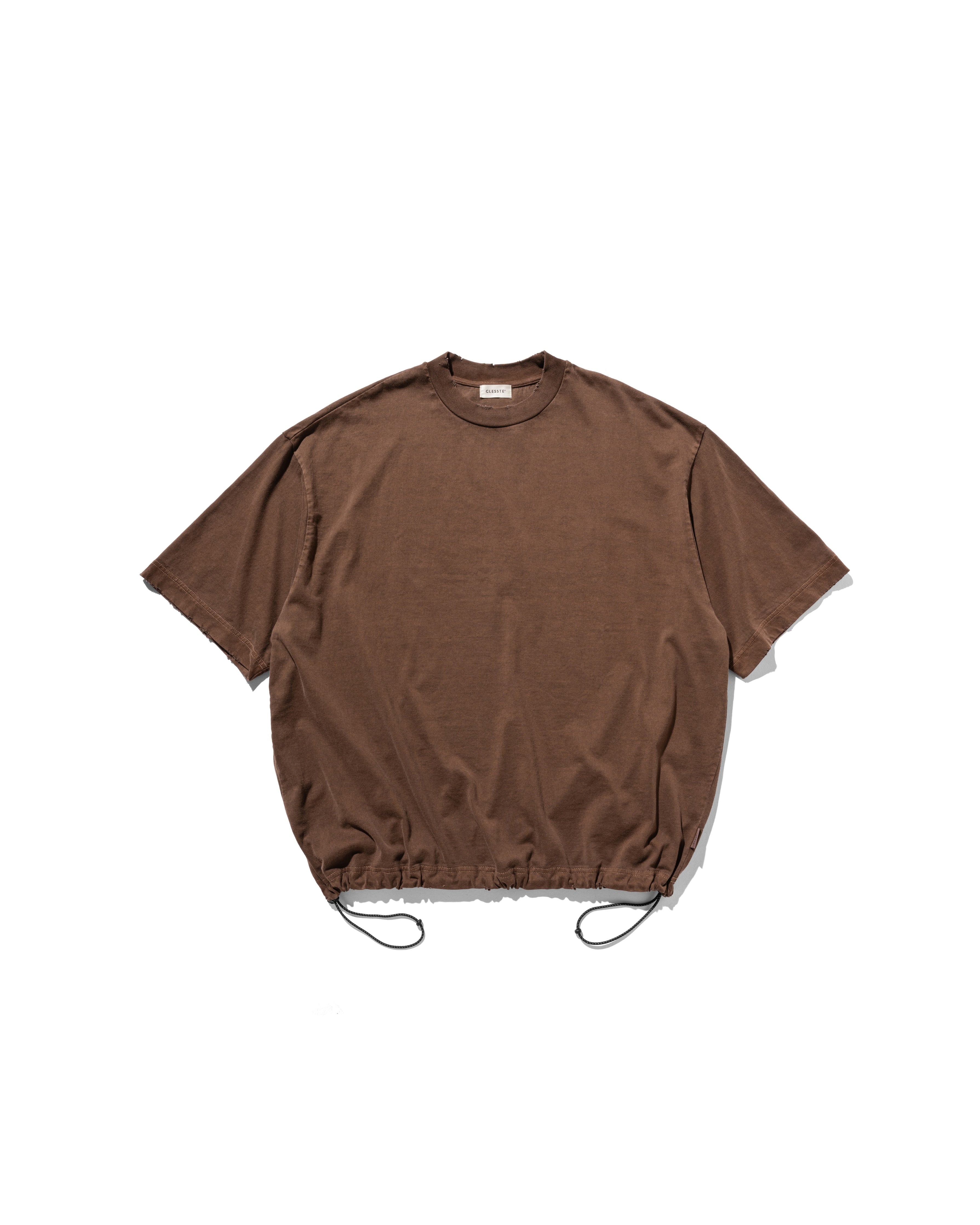 CLESSTE PIGMENT DYED S/S T-SHIRT WITH DRAWSTRINGS