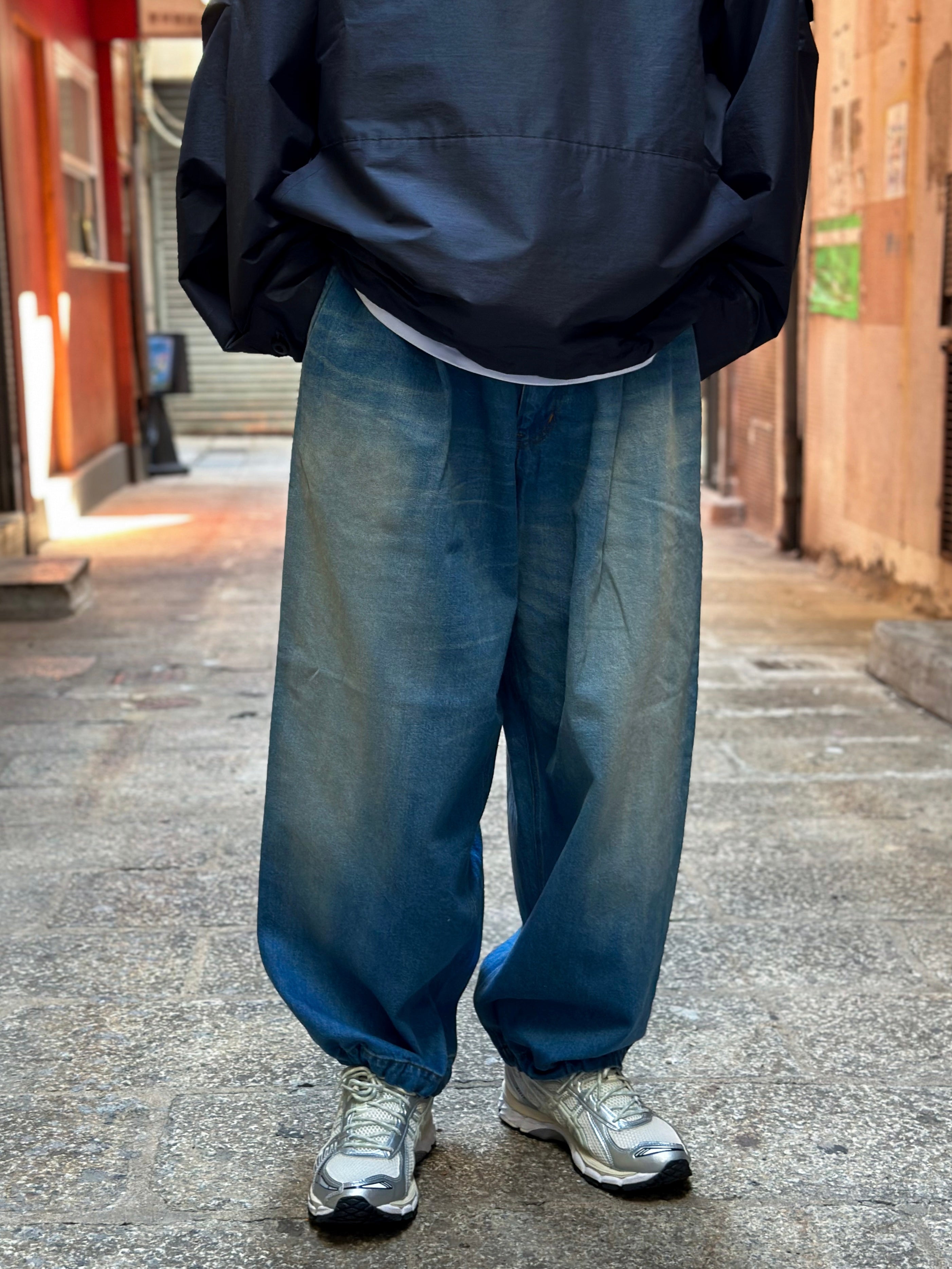 UNTRACE 24AW _132 DENIM TAPERED PANTS