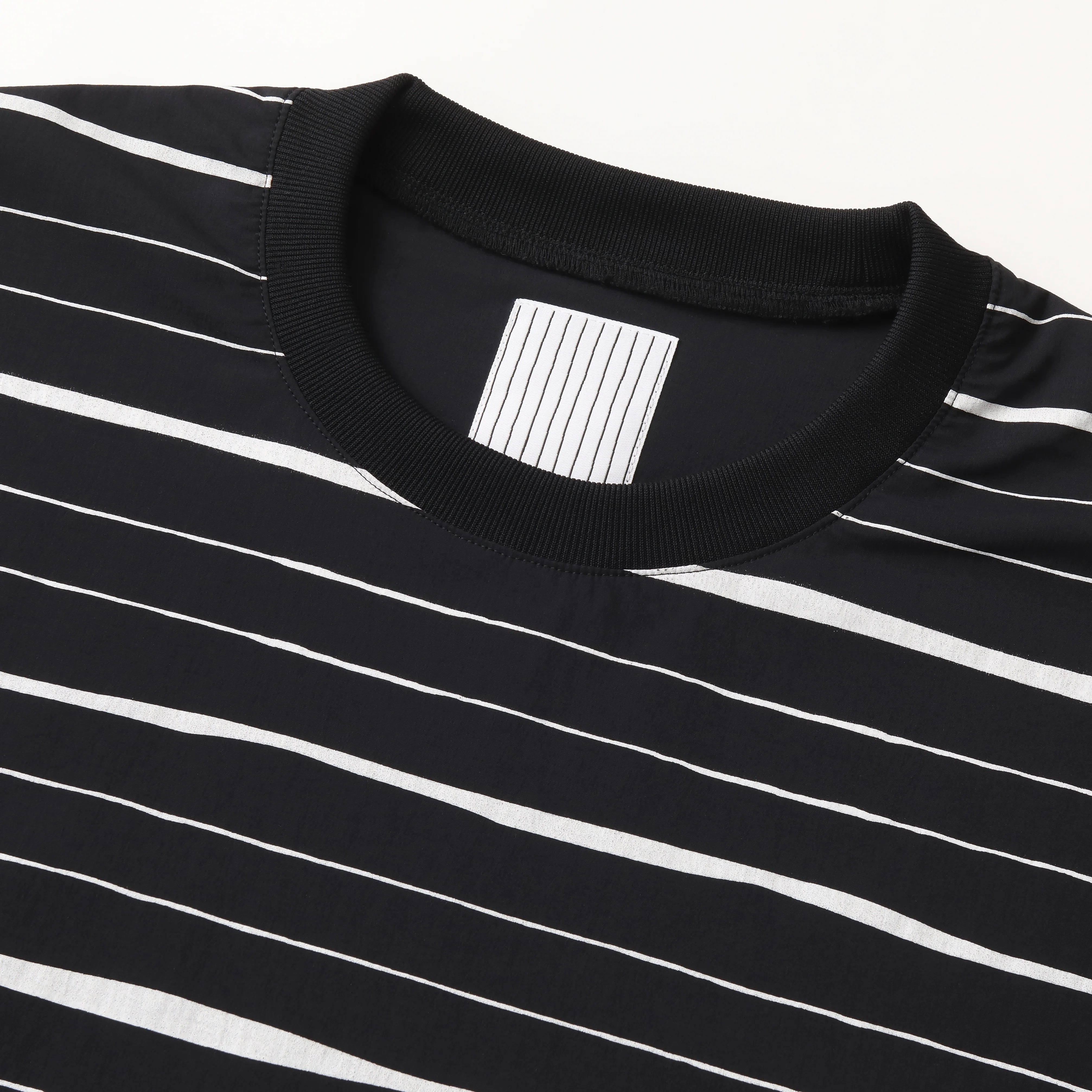 S.F.C 25FW SUPER BIG MIX STRIPE LS NYLON TEE