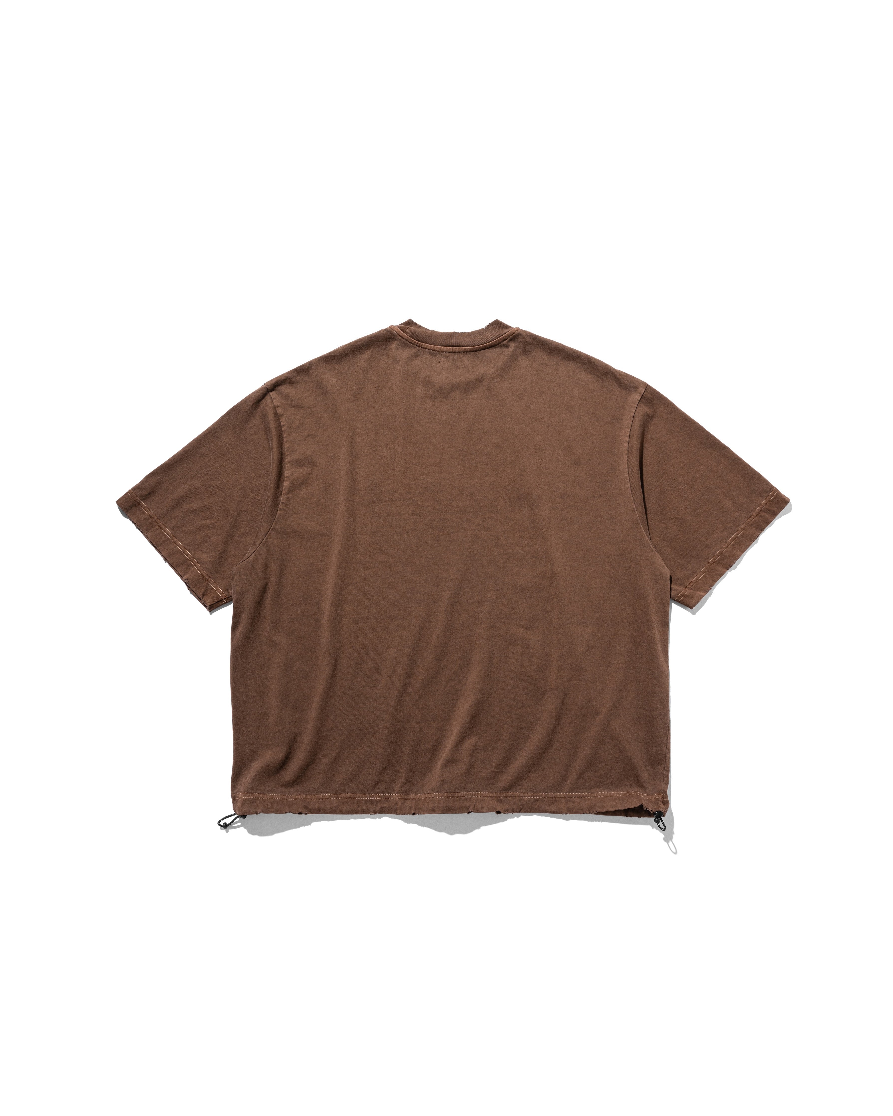 CLESSTE PIGMENT DYED S/S T-SHIRT WITH DRAWSTRINGS