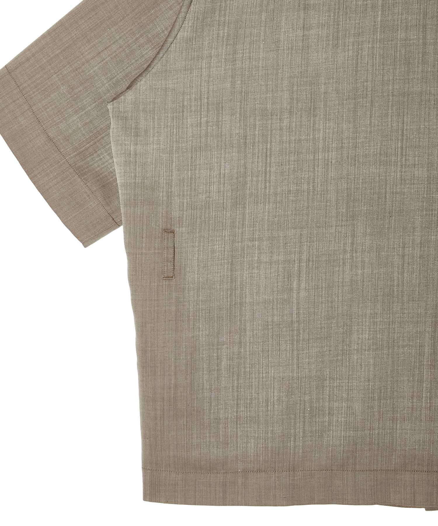 N.HOOLYWOOD 26SS HALF SLEEVE SHIRT (WOOL/POLY)