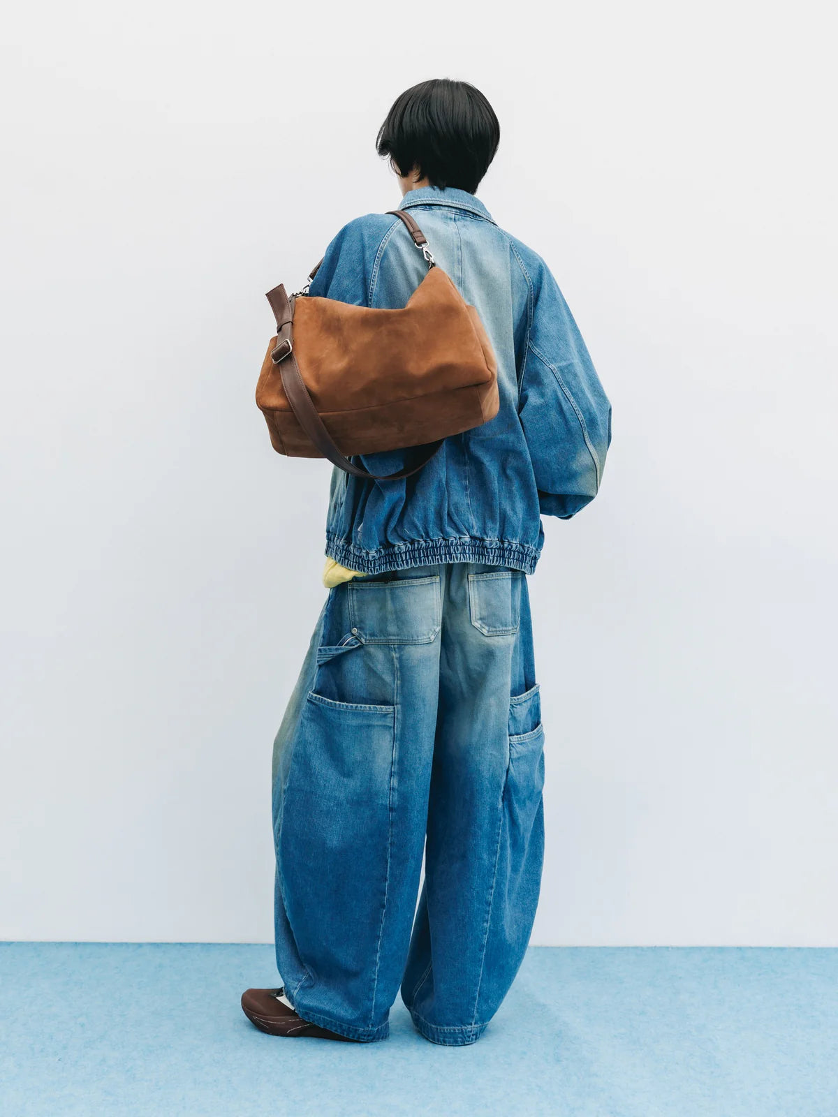 CLESSTE SUEDE DAYOFF BAG LARGE