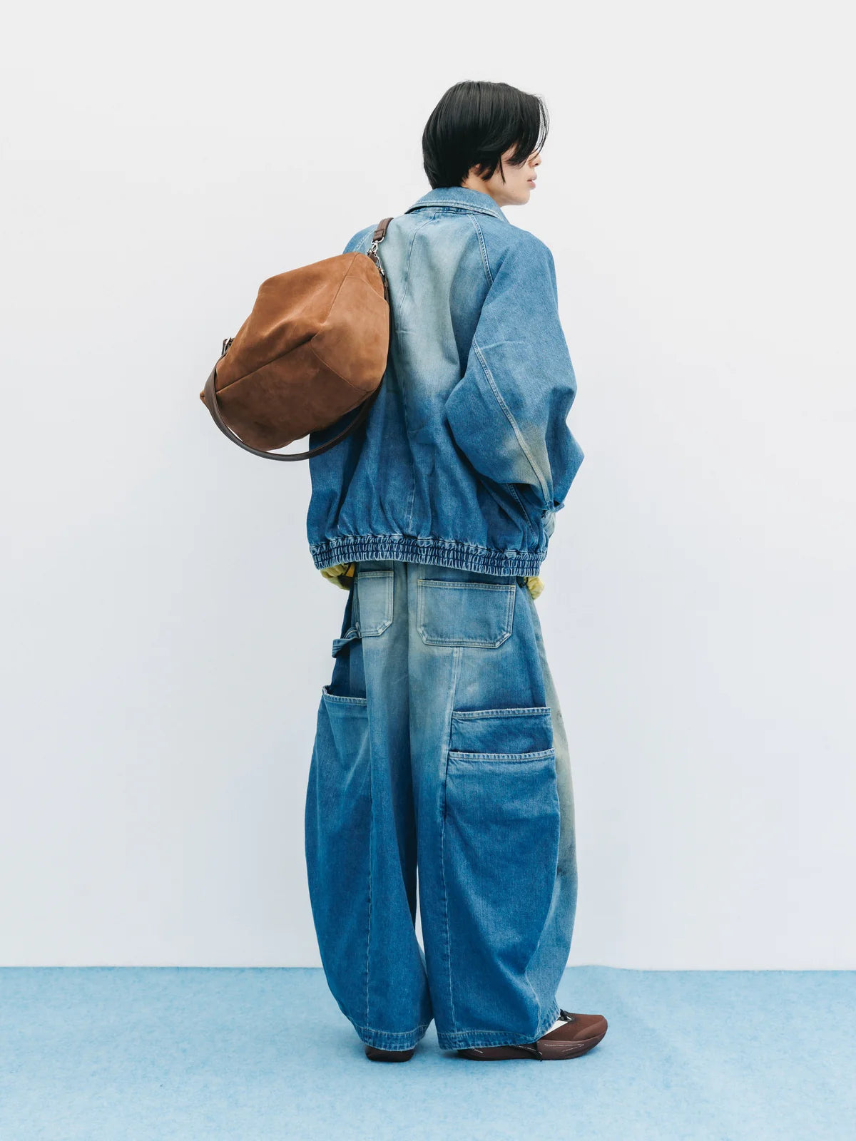 CLESSTE SUEDE DAYOFF BAG LARGE