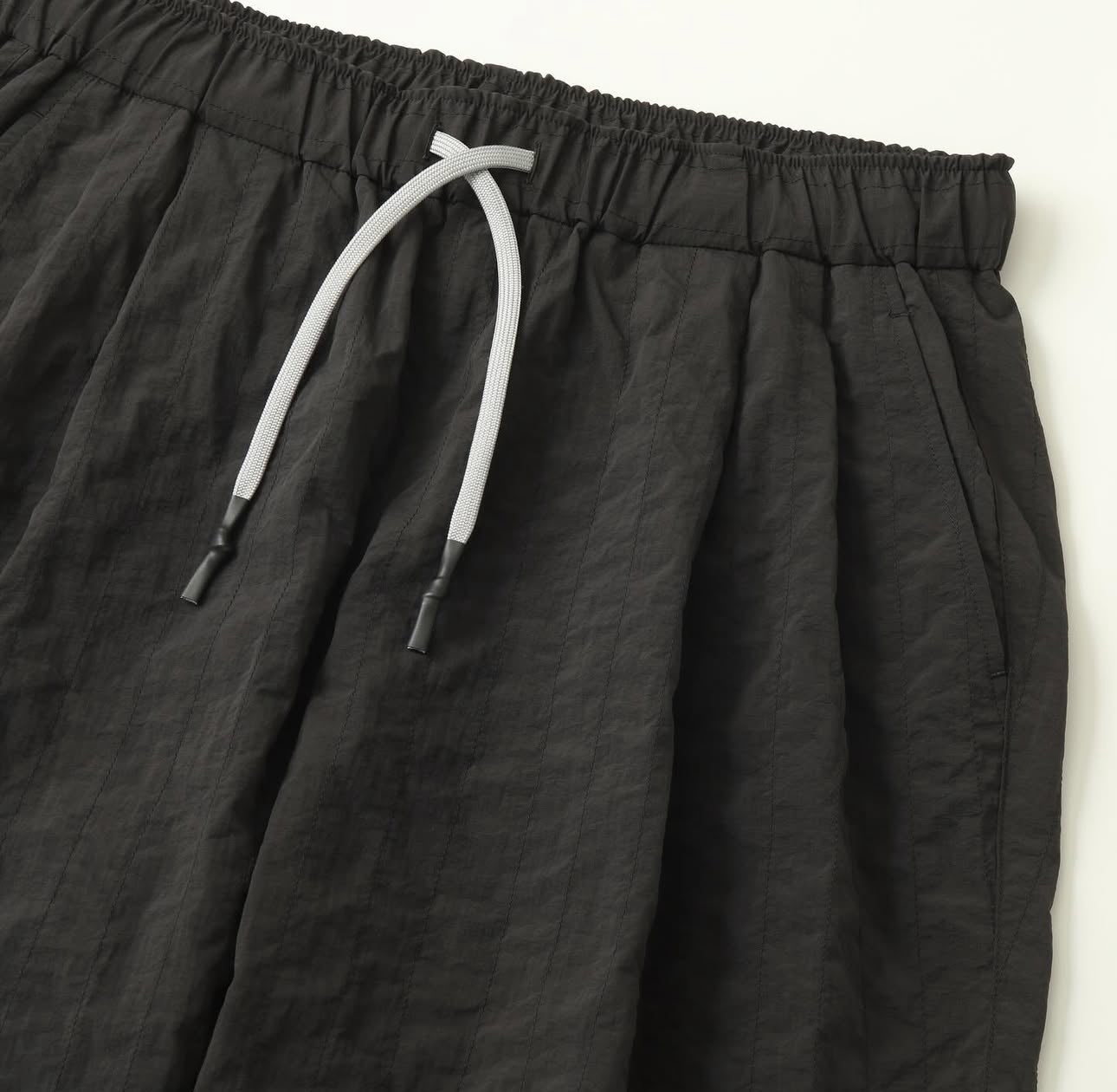 S.F.C 25FW NEW WIDE TWO TUCK PANTS (STITCHED NYLON)
